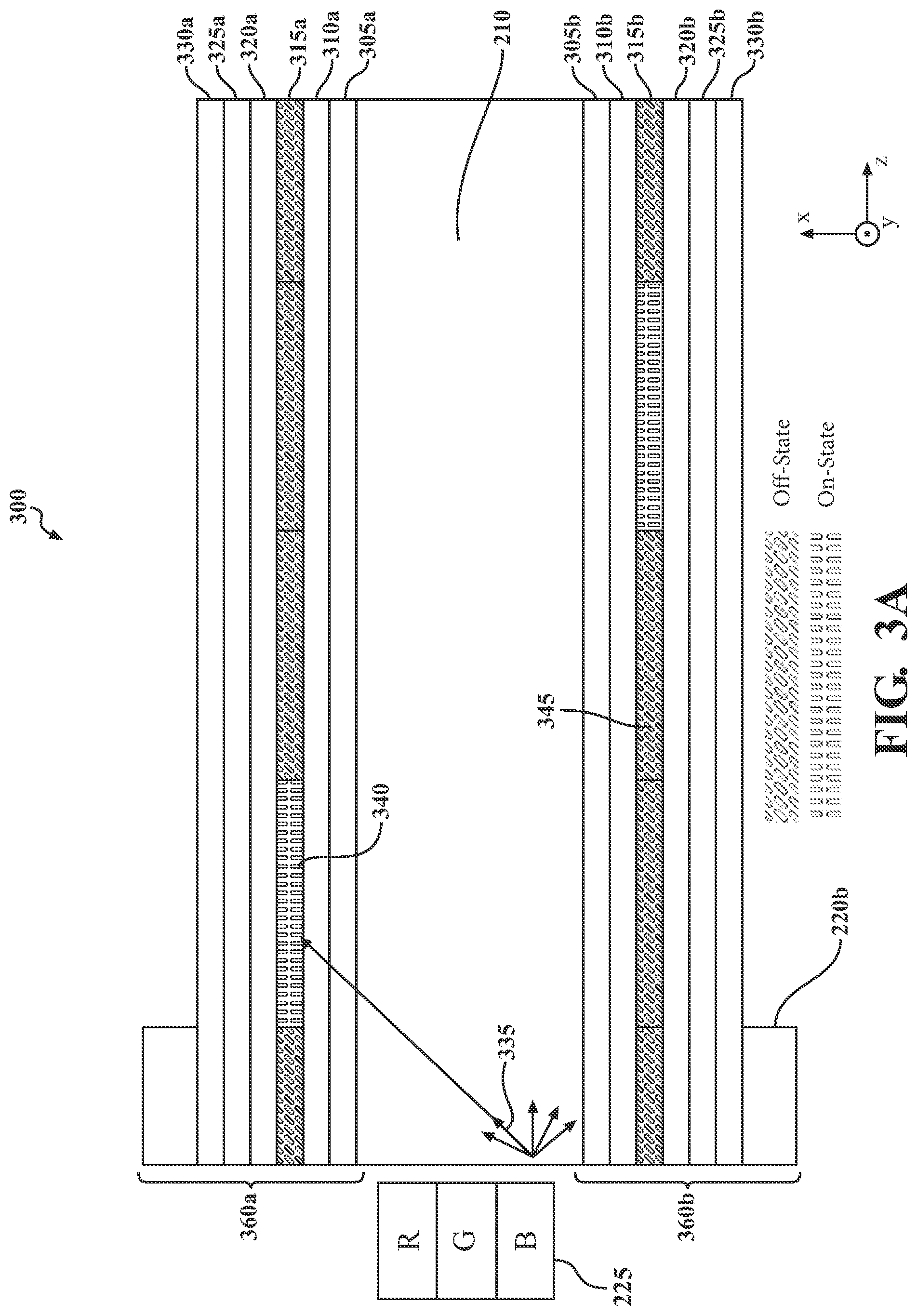 Patent US11774787 Figure 3 – Dual-sided transparent display panel