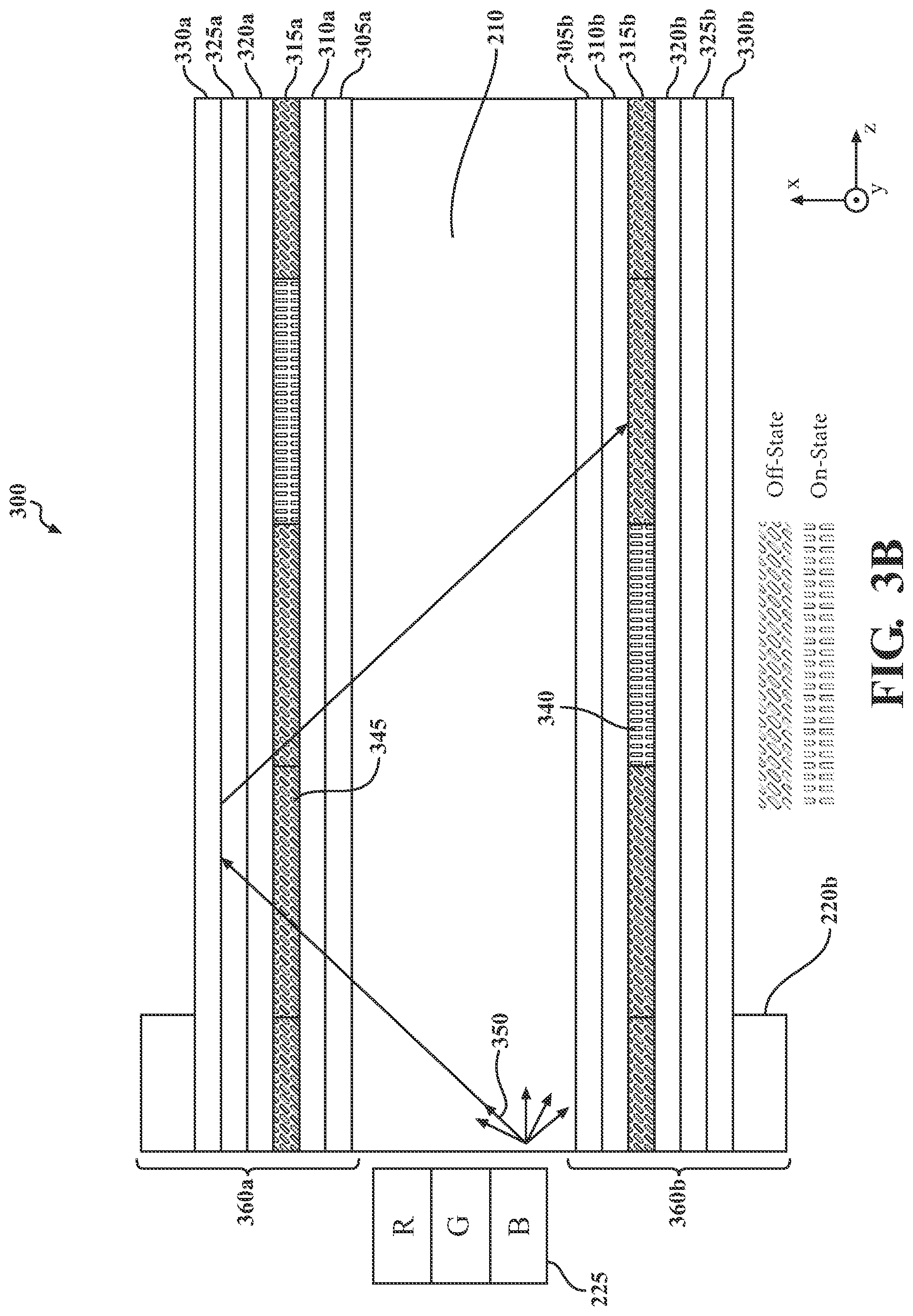 Patent US11774787 Figure 4 – Dual-sided transparent display panel