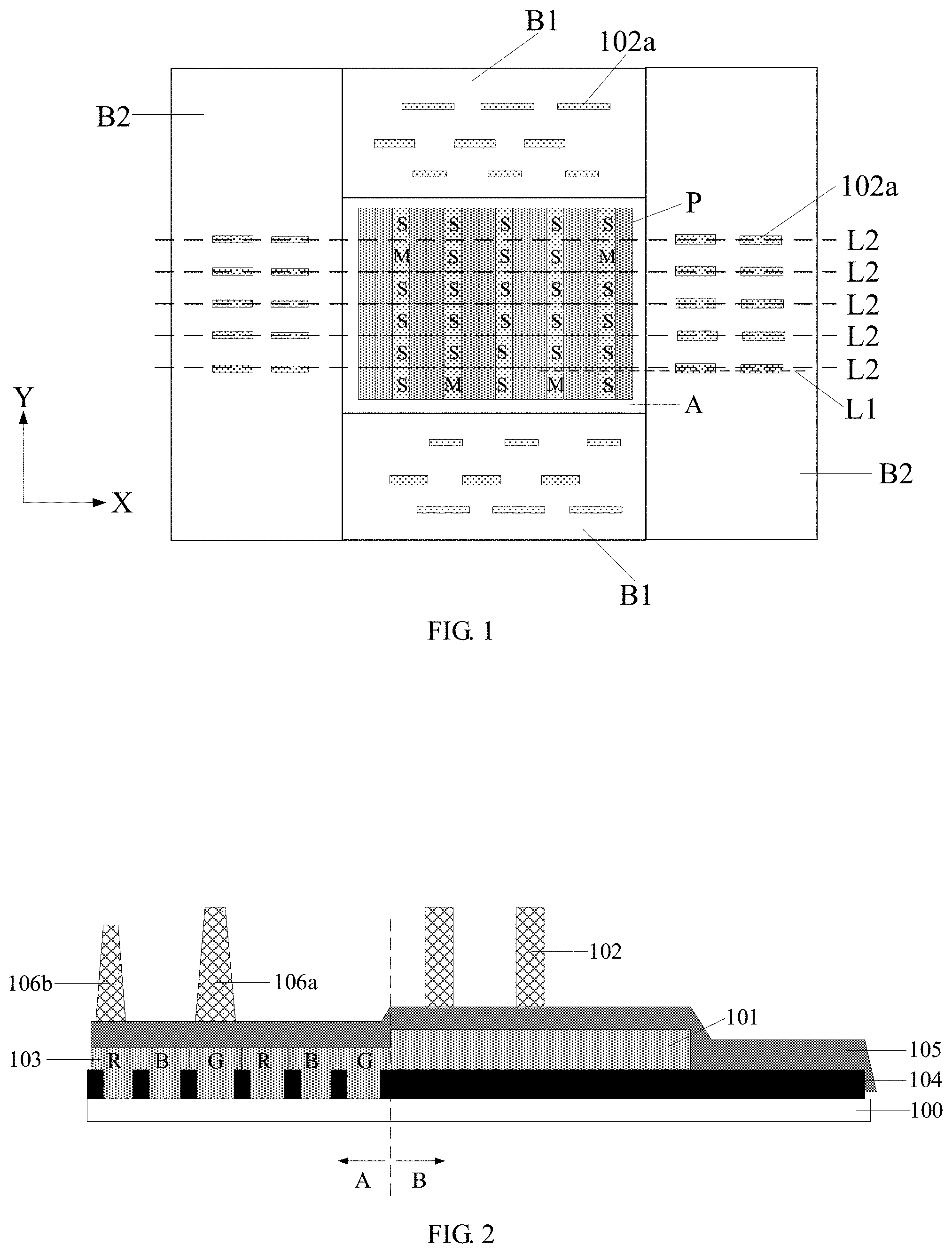 Patent US11774789 Figure 1 – Display panel and display device