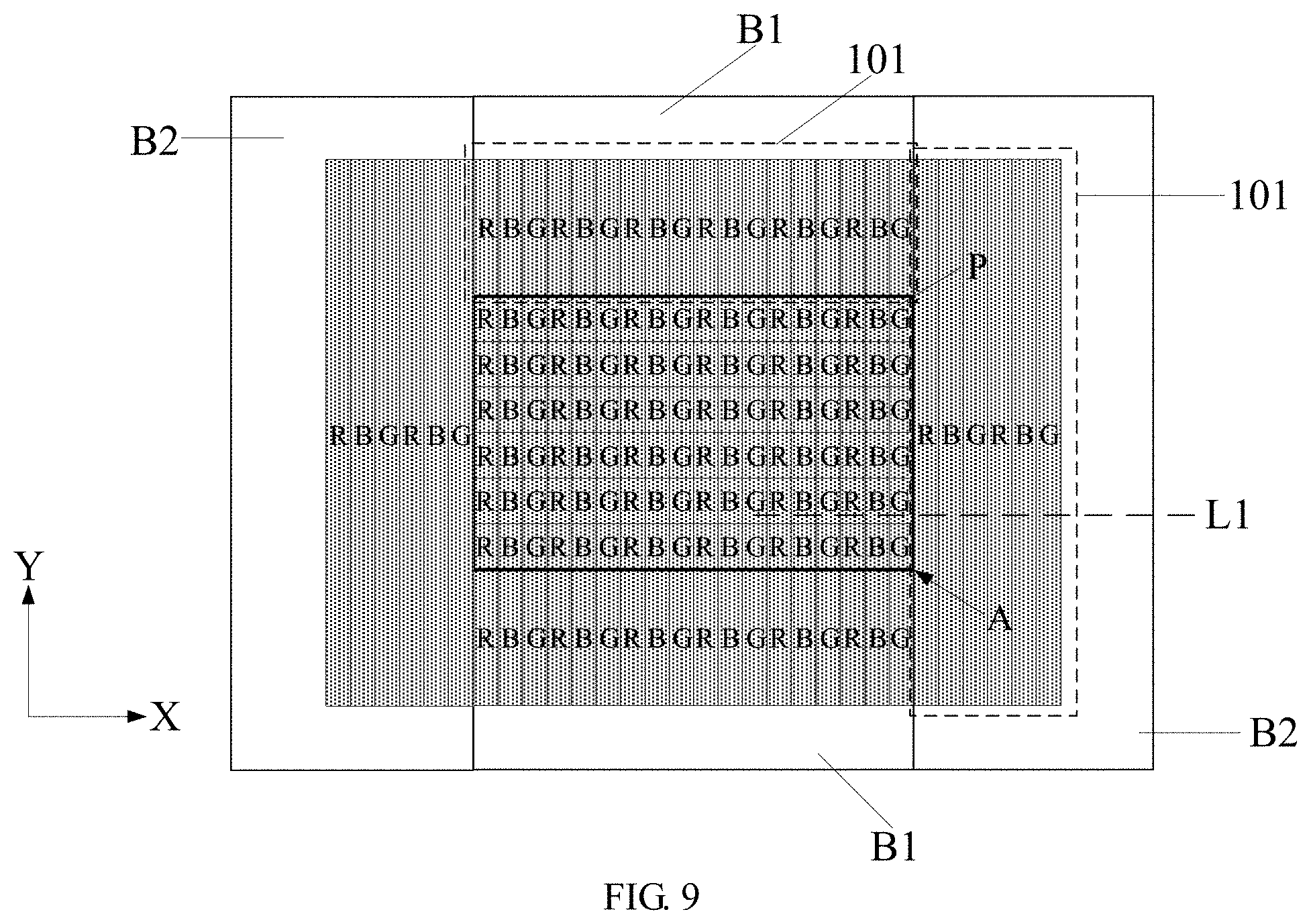 Patent US11774789 Figure 6 – Display panel and display device