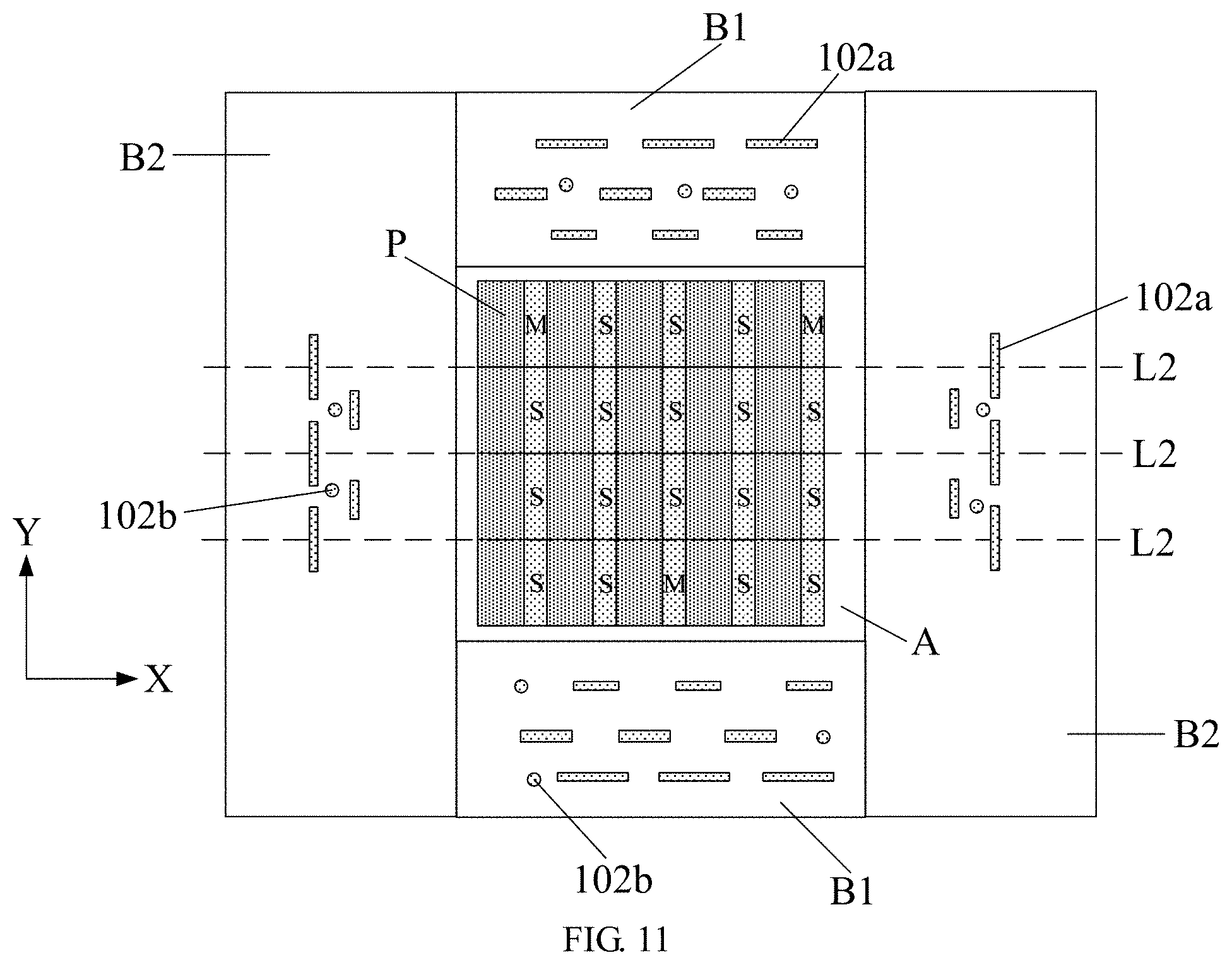 Patent US11774789 Figure 8 – Display panel and display device