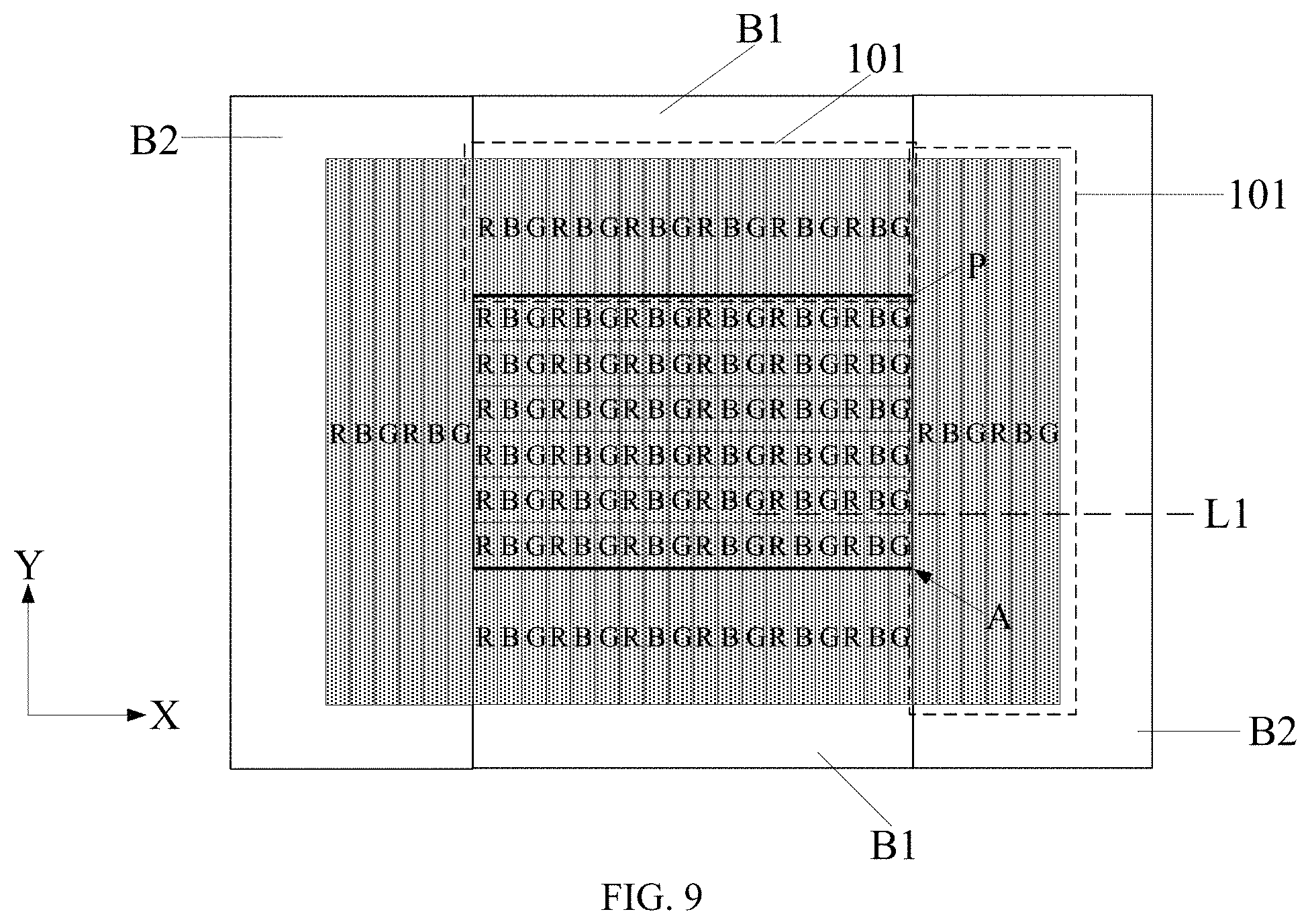 Patent US11774790 Figure 6 – Display panel and display device