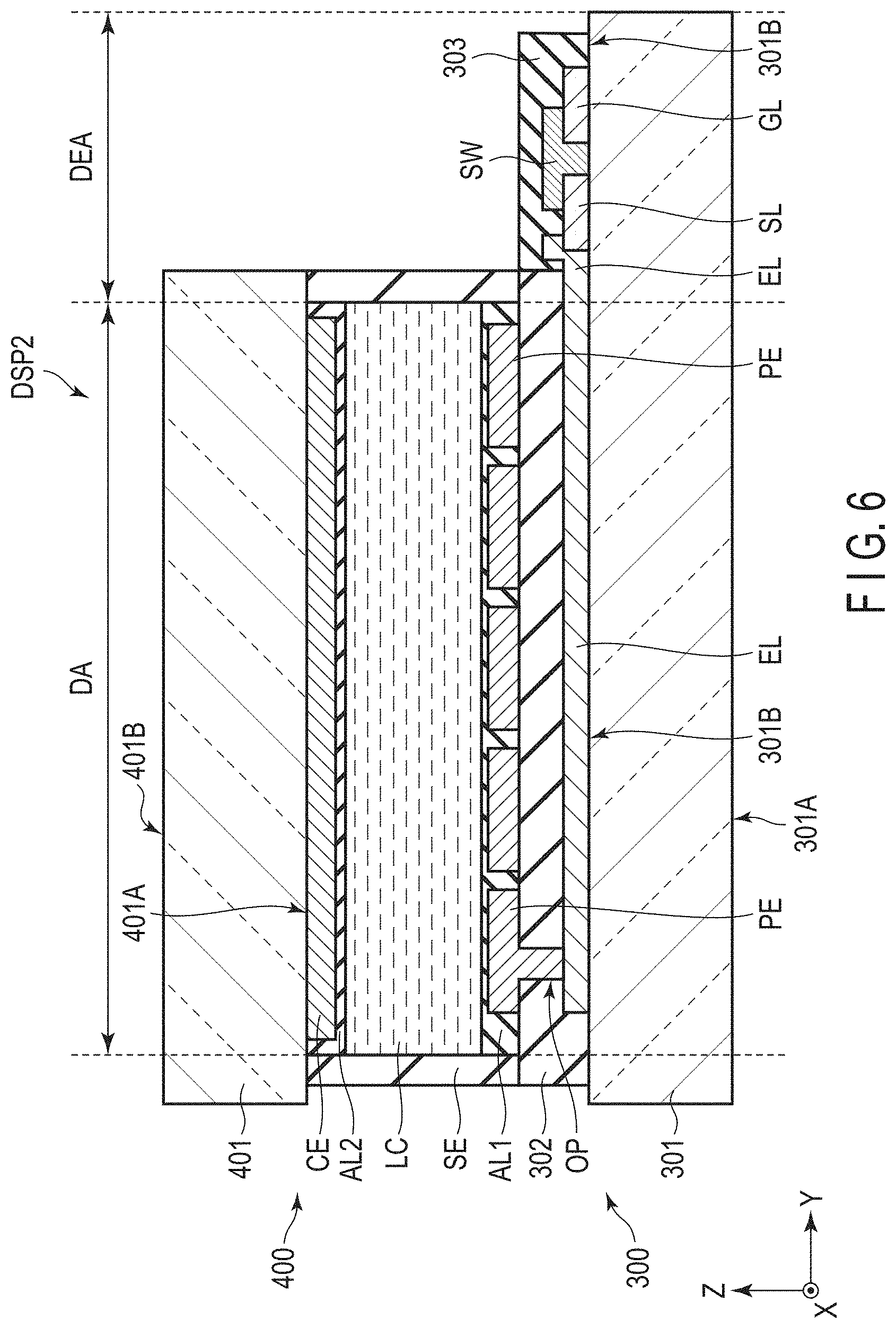 Patent US11774793 Figure 6 – Electronic apparatus and display device