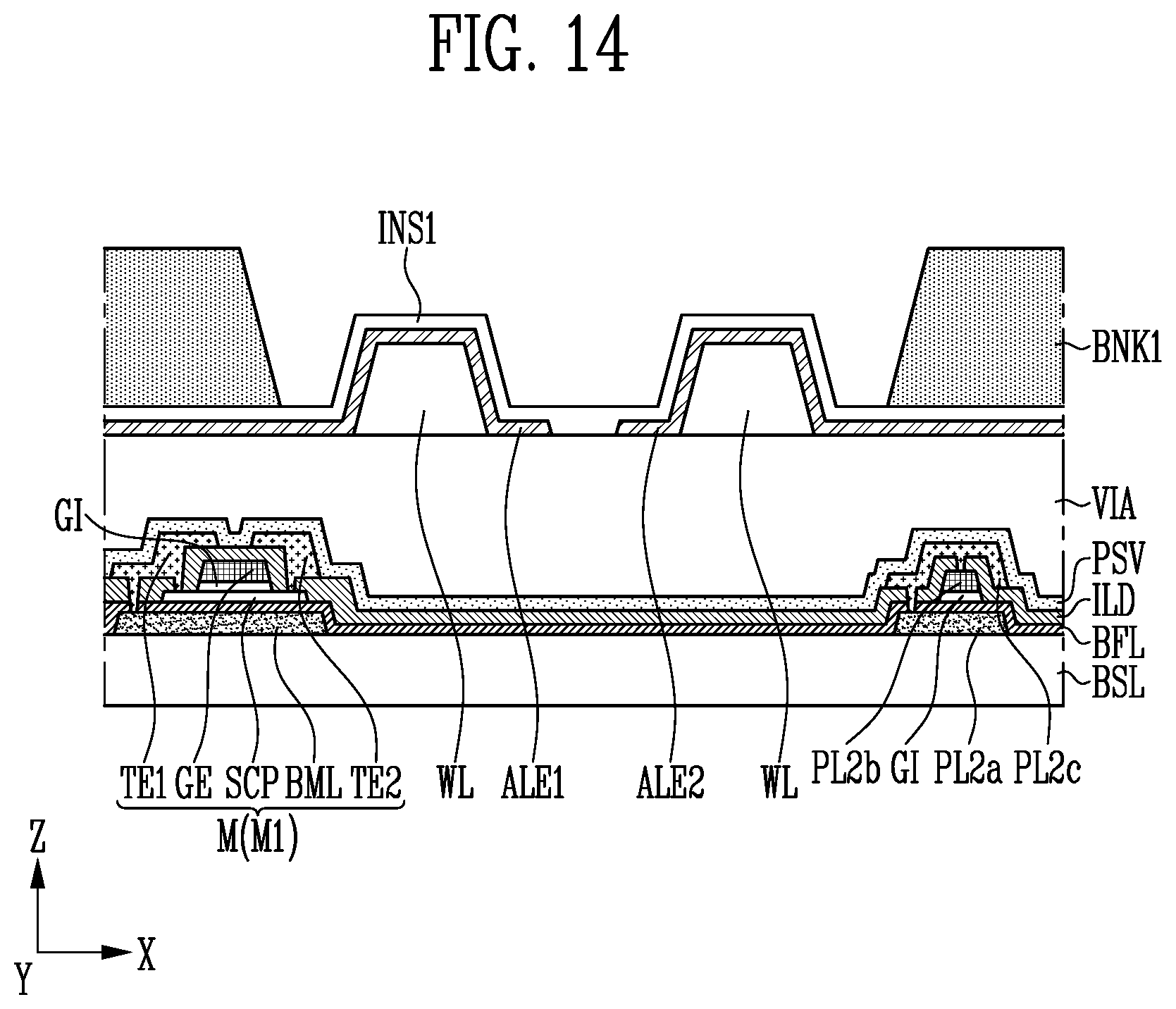 Patent US11774796 Figure 14 – Display device and method of manufacturing the same