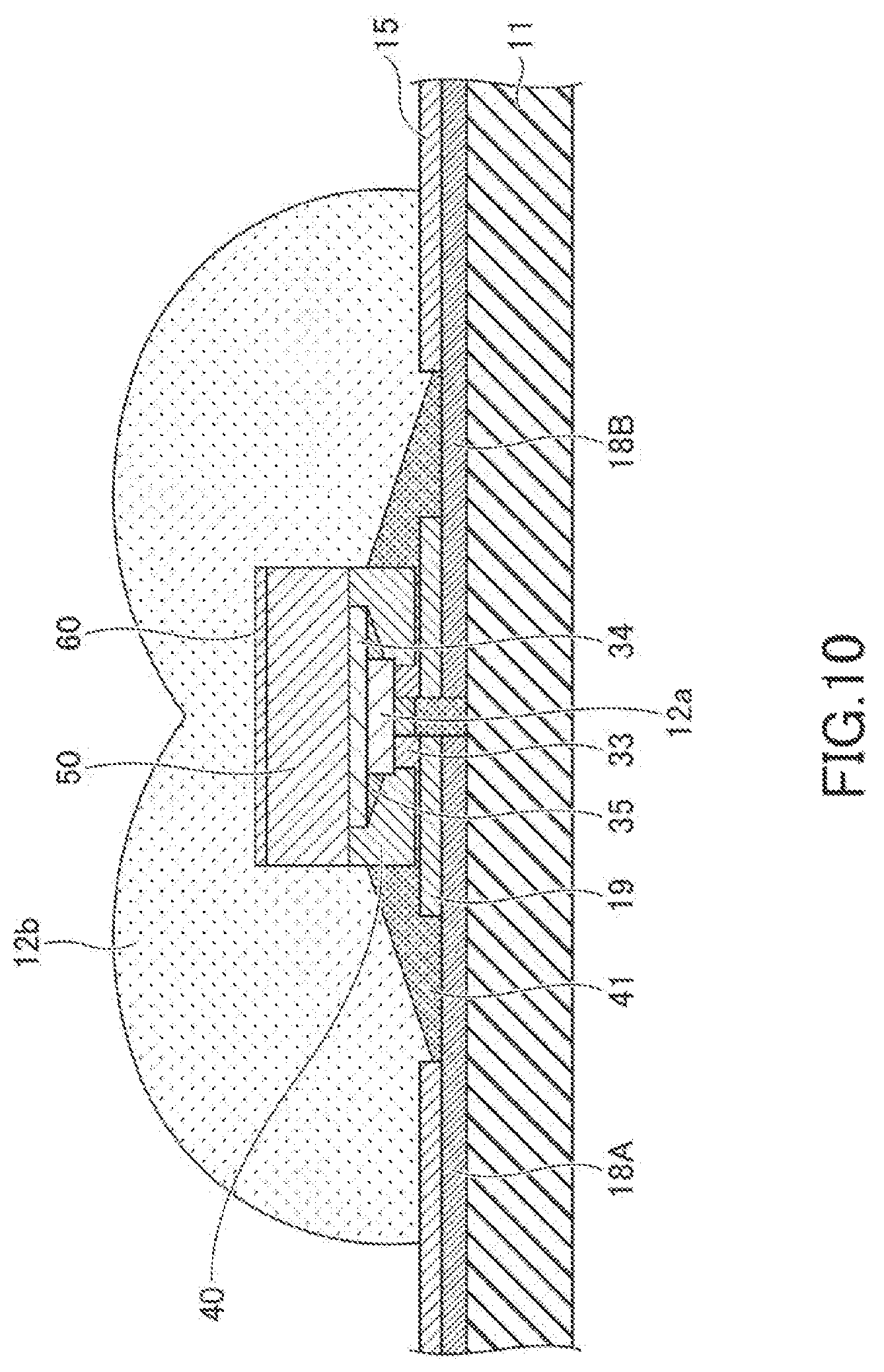 Patent US11774798 Figure 10 – Light-emitting device and liquid crystal display device