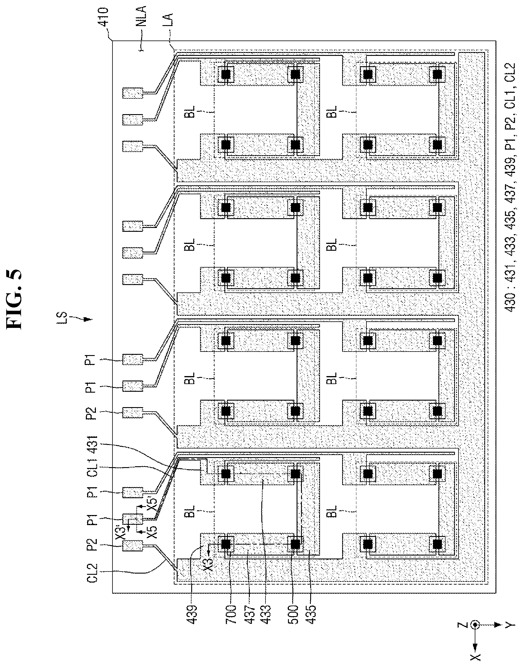 Patent US11774799 Figure 4 – Backlight unit and display device including the same