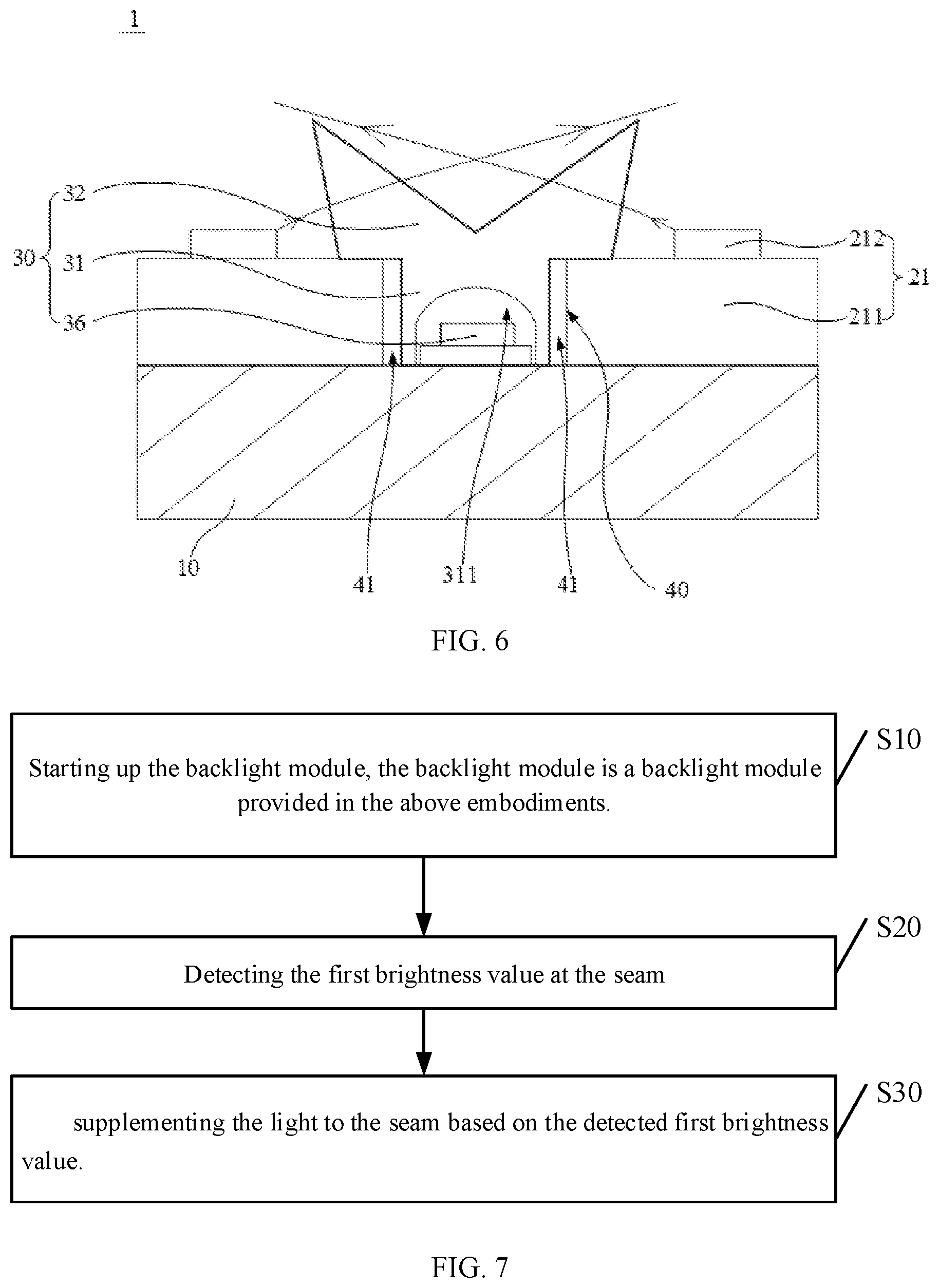 Patent US11774800 Figure 5 – Display device, backlight module and control method