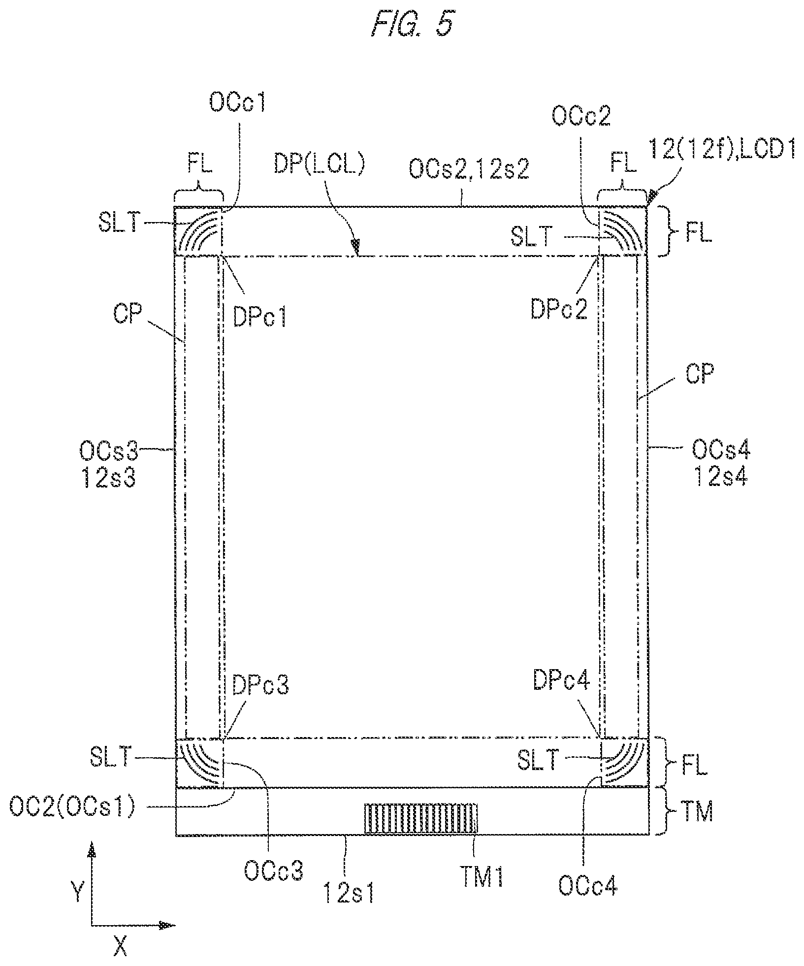 Patent US11774807 Figure 5 – Display device