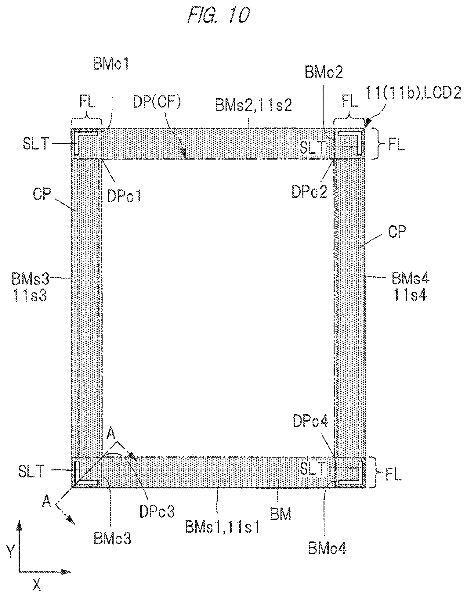 Patent US11774807 Figure 8 – Display device