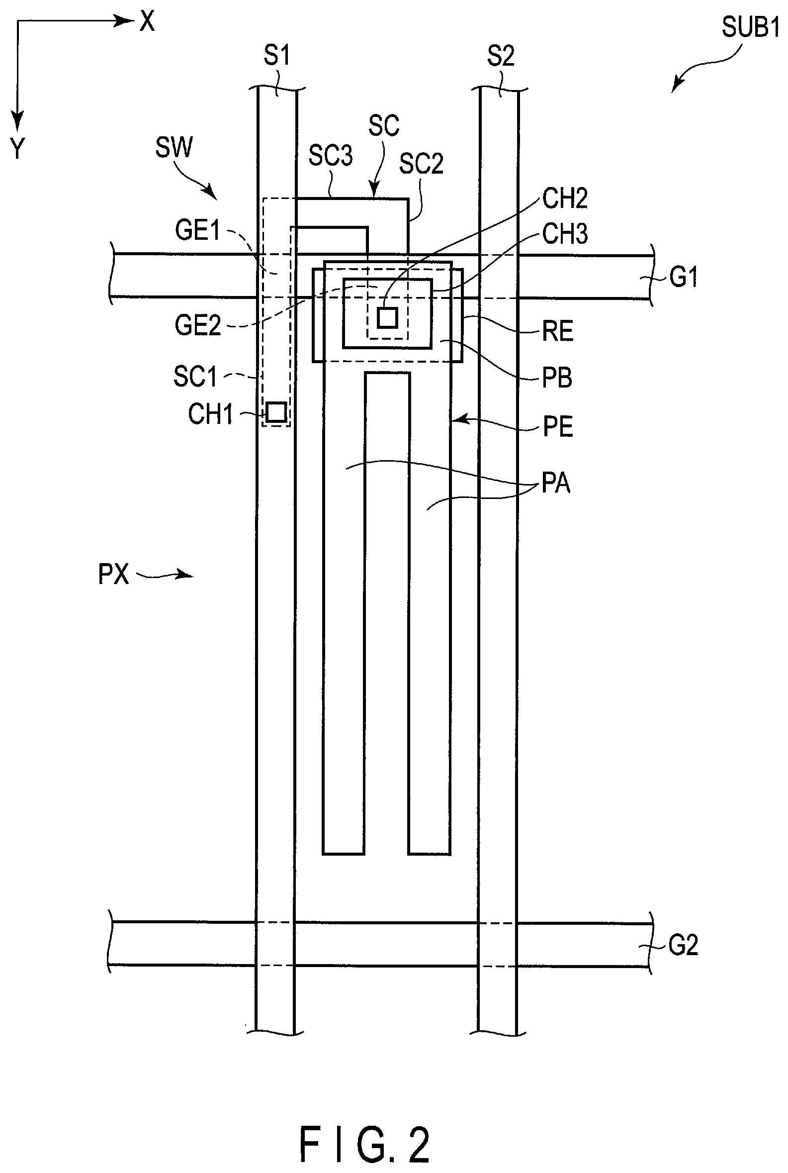 Patent US11774808 Figure 2 – Display device