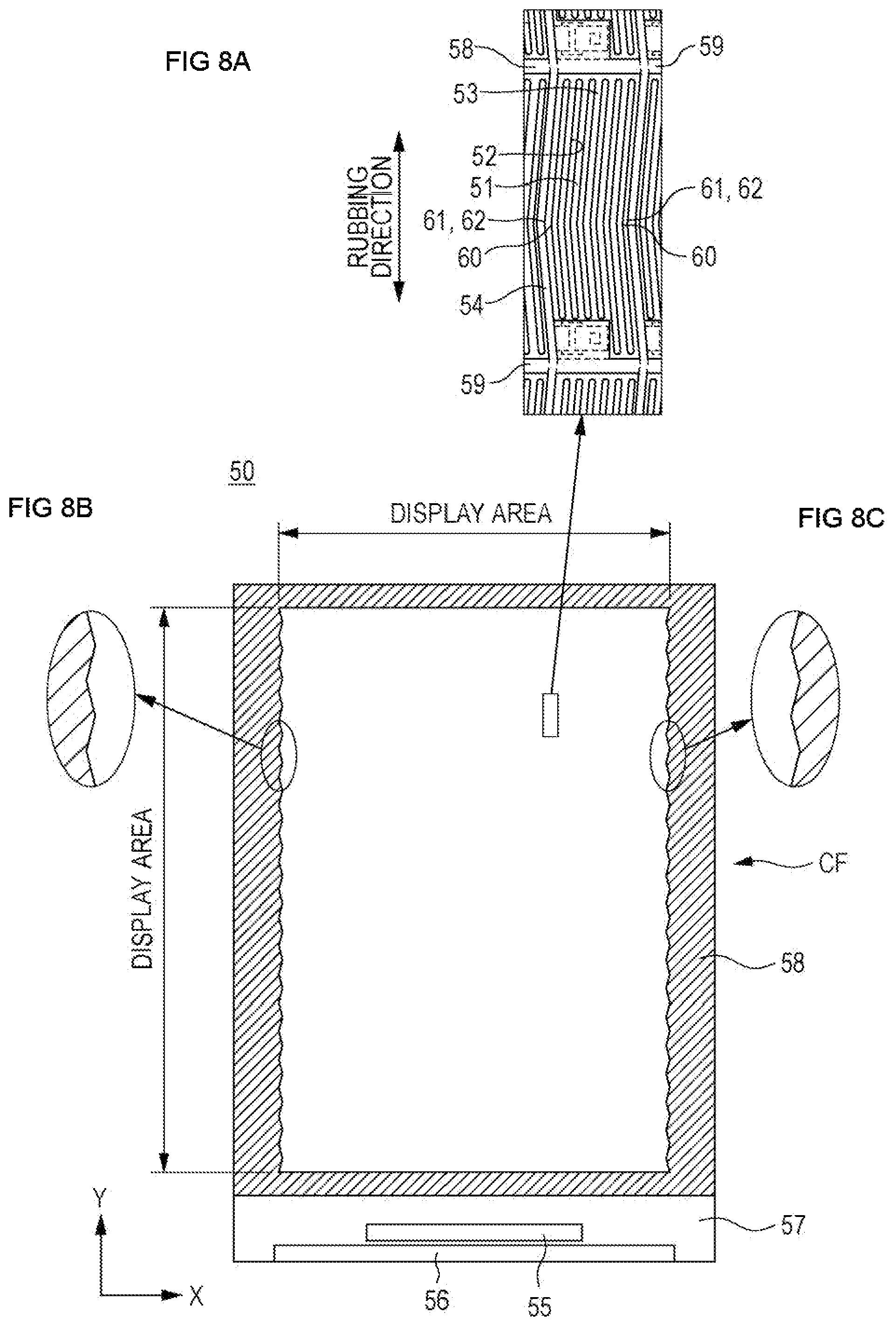 Patent US11774809 Figure 8 – Liquid crystal display panel