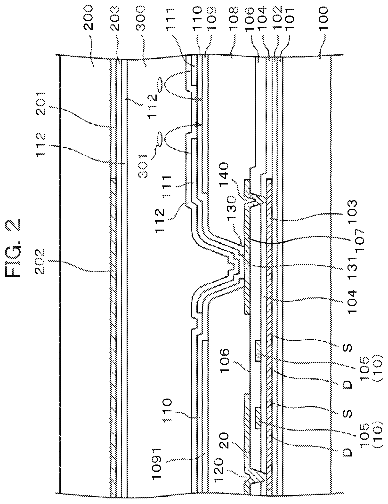 Patent US11774810 Figure 2 – Liquid crystal display device