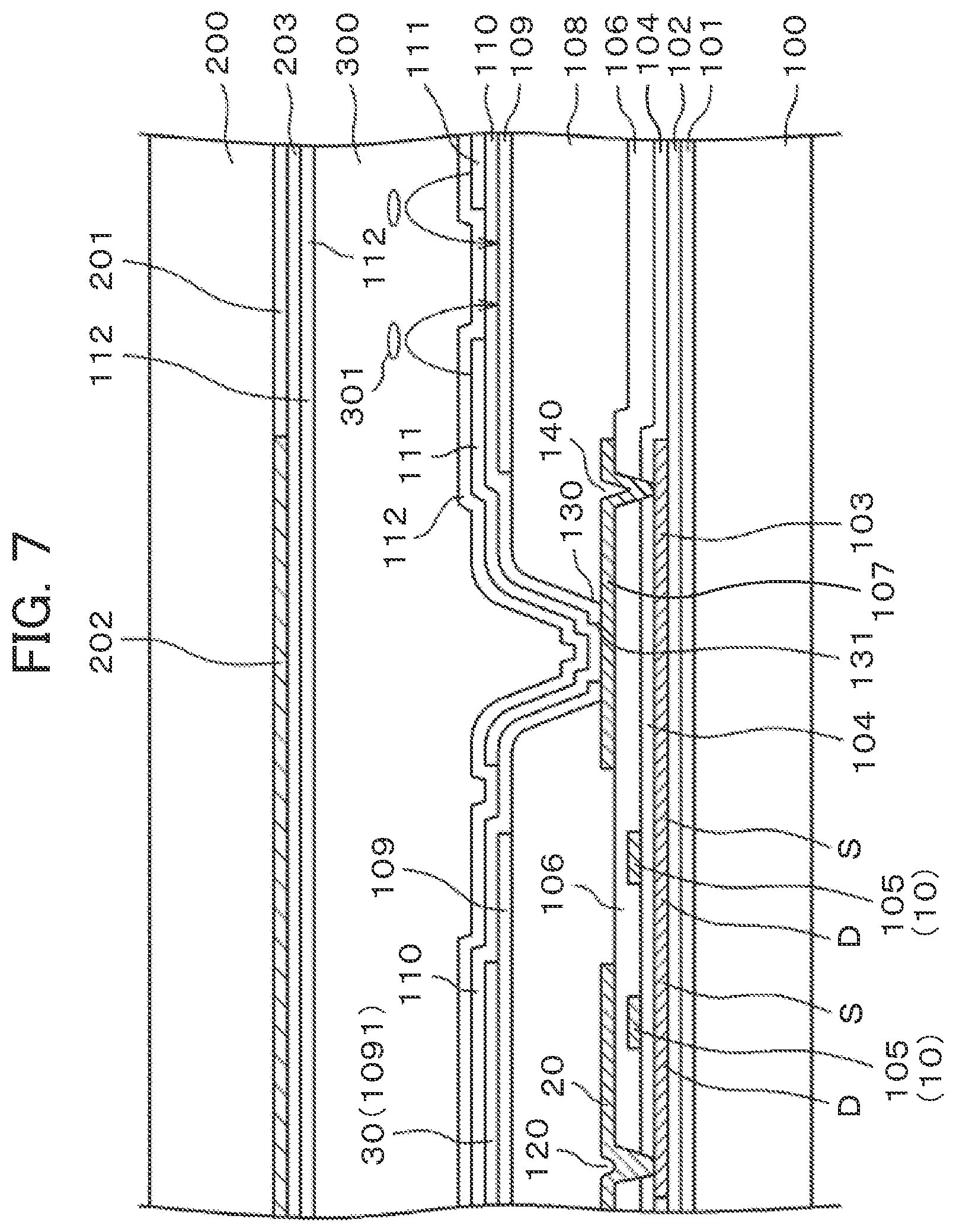 Patent US11774810 Figure 7 – Liquid crystal display device