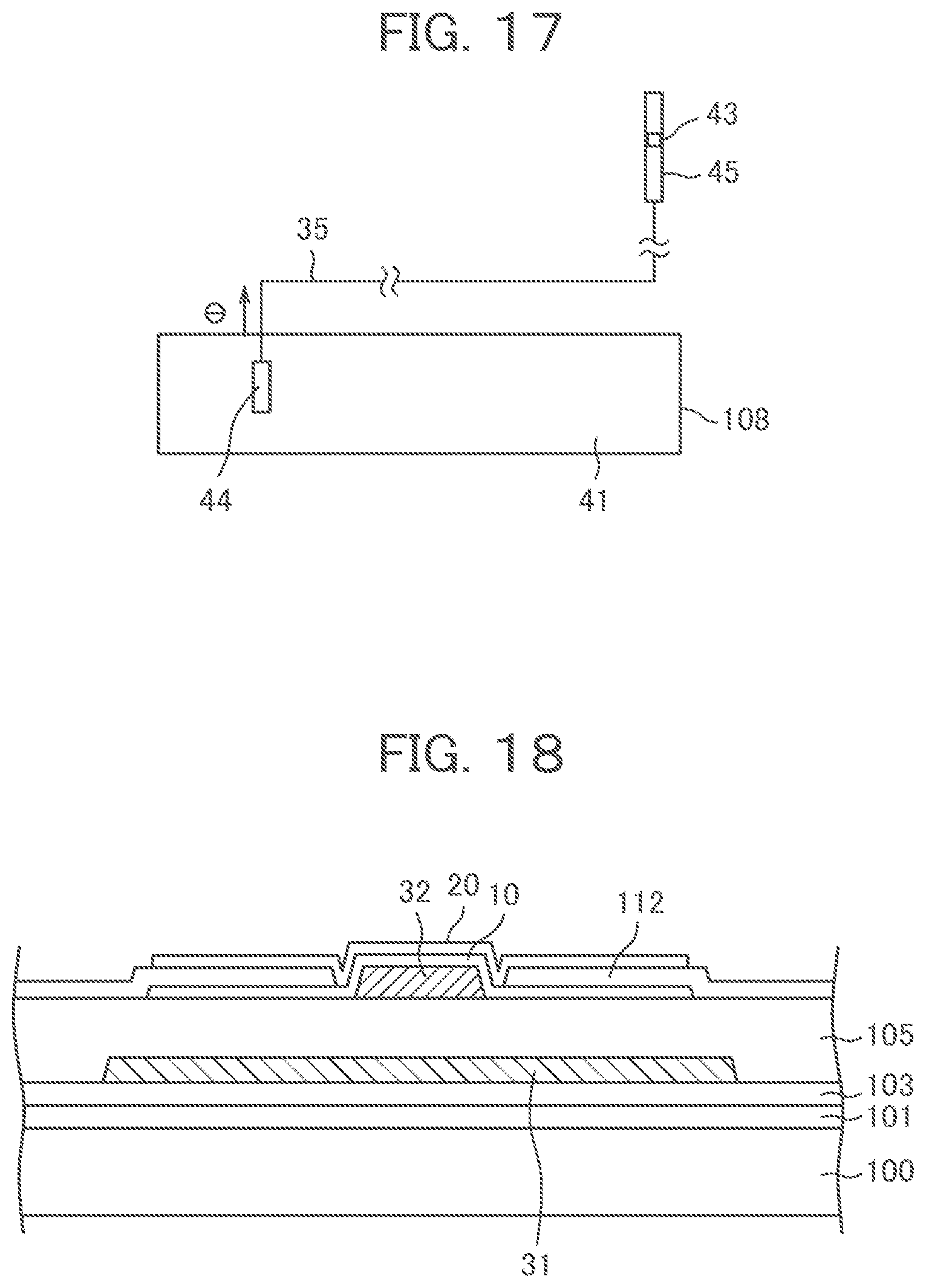 Patent US11774811 Figure 13 – Display device having through holes without overhang in cross section