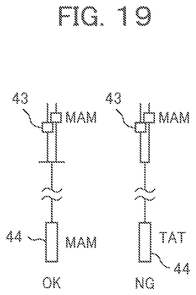 Patent US11774811 Figure 14 – Display device having through holes without overhang in cross section