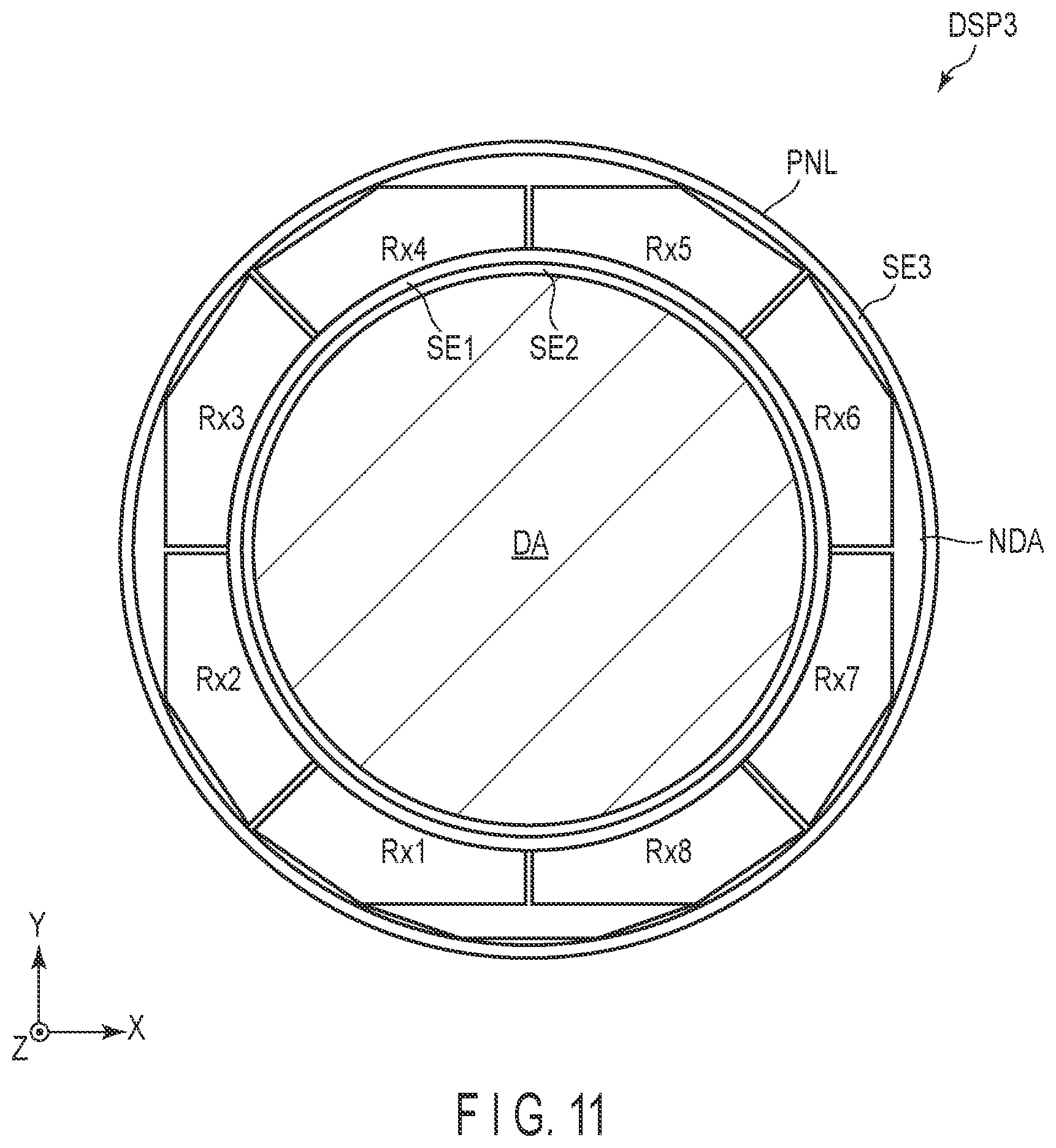 Patent US11774814 Figure 11 – Display device and watch
