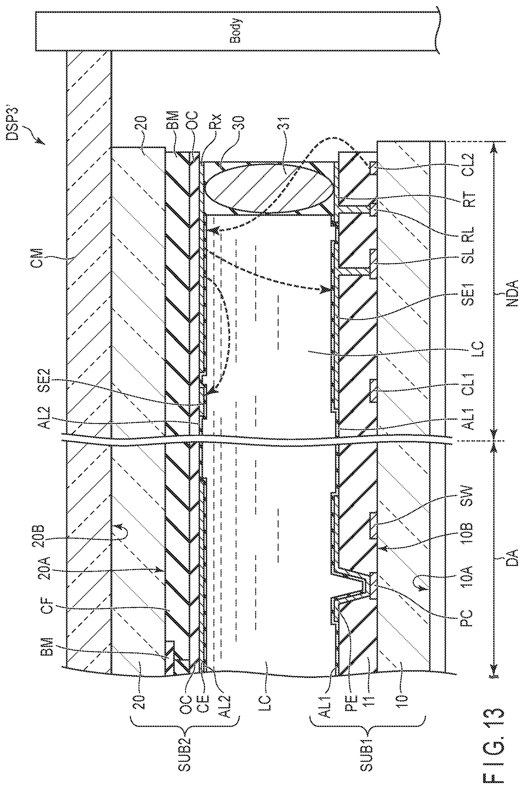 Patent US11774814 Figure 13 – Display device and watch