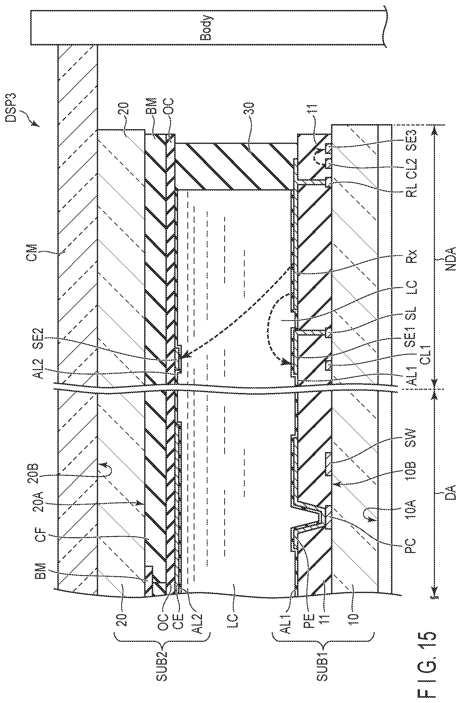 Patent US11774814 Figure 15 – Display device and watch