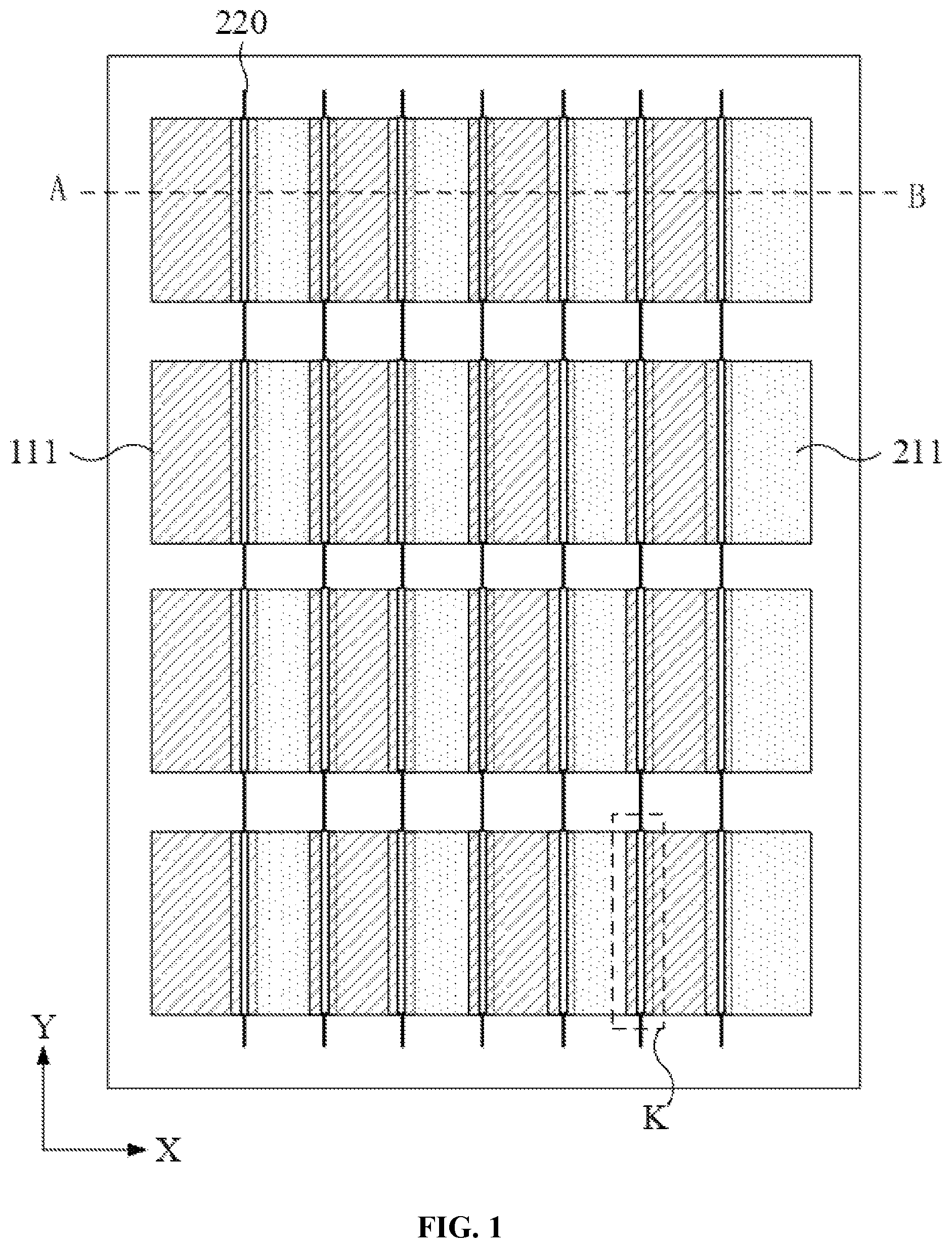 Patent US11774815 Figure 1 – Display panel and display device