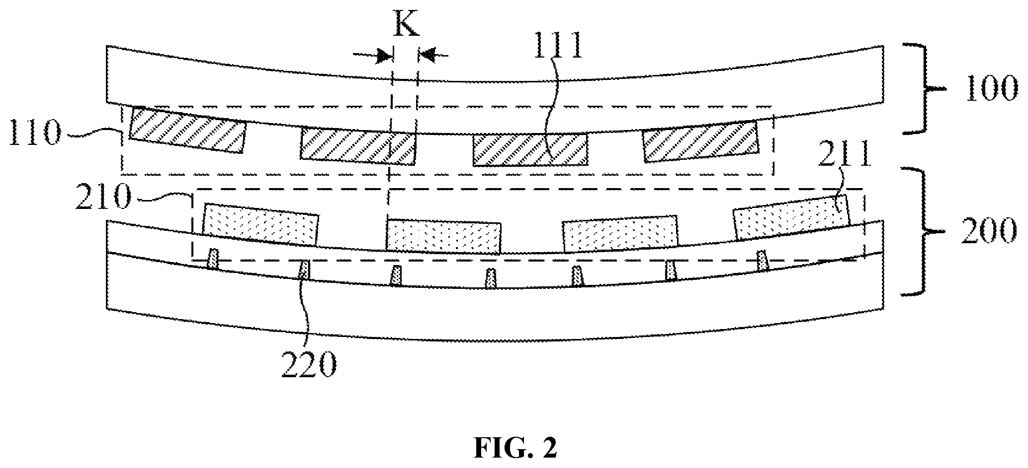 Patent US11774815 Figure 2 – Display panel and display device