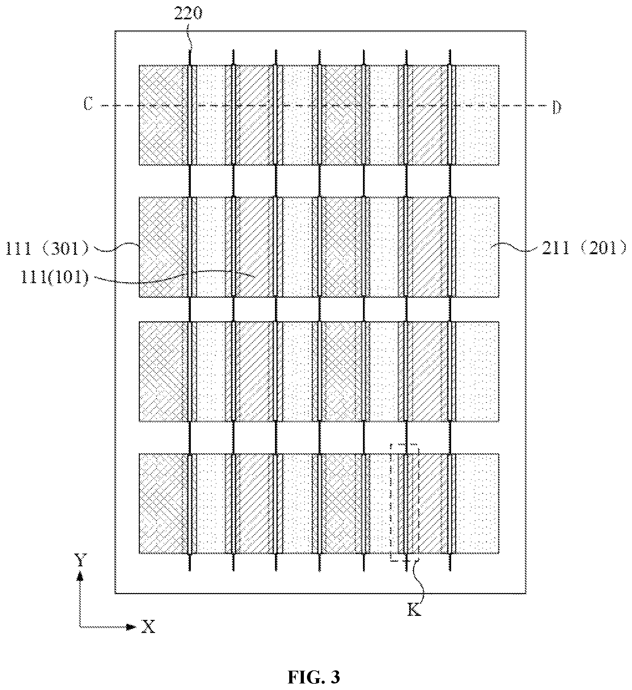 Patent US11774815 Figure 3 – Display panel and display device