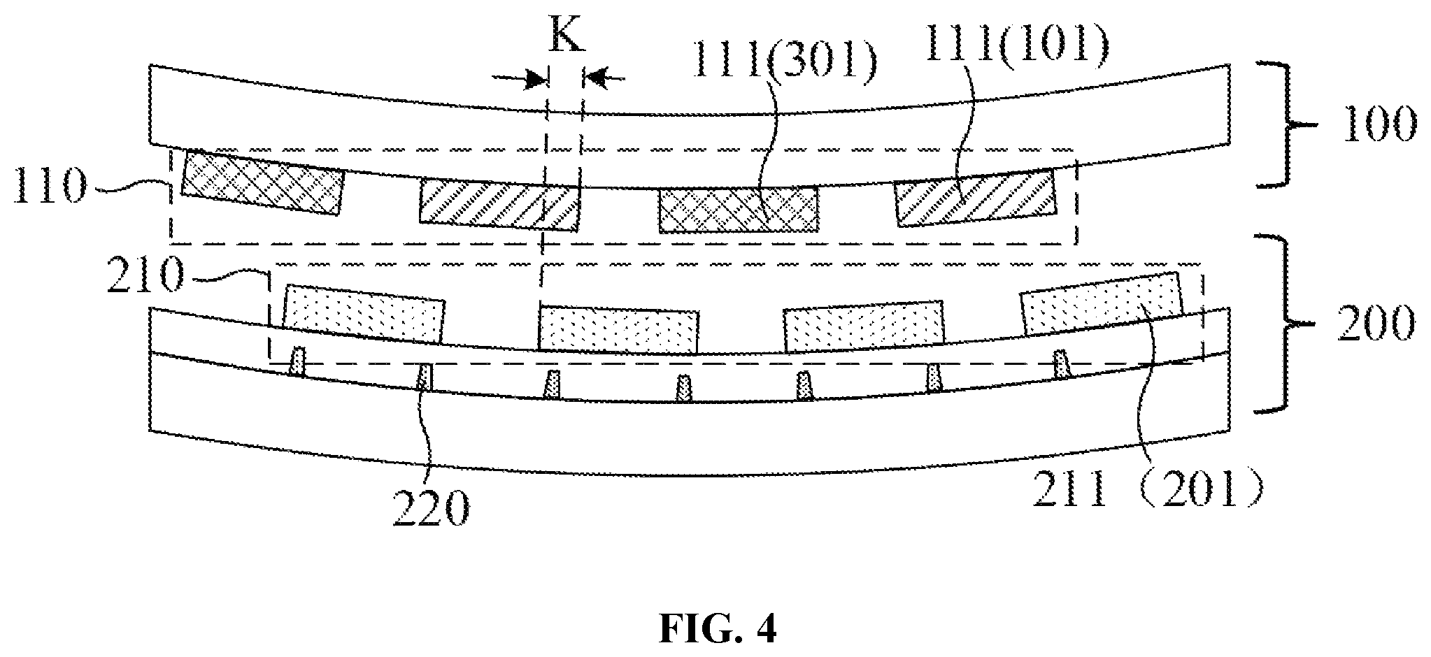 Patent US11774815 Figure 4 – Display panel and display device
