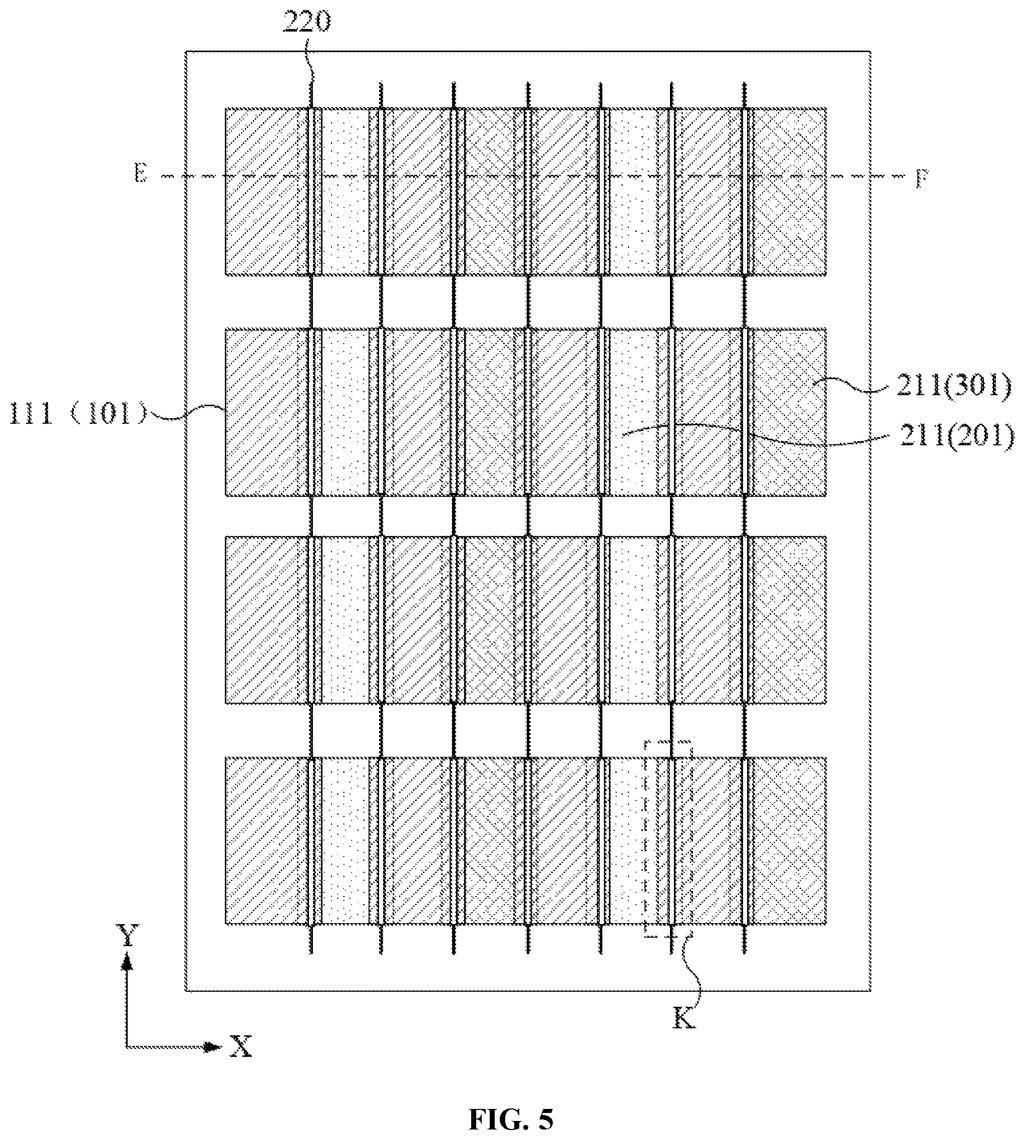 Patent US11774815 Figure 5 – Display panel and display device