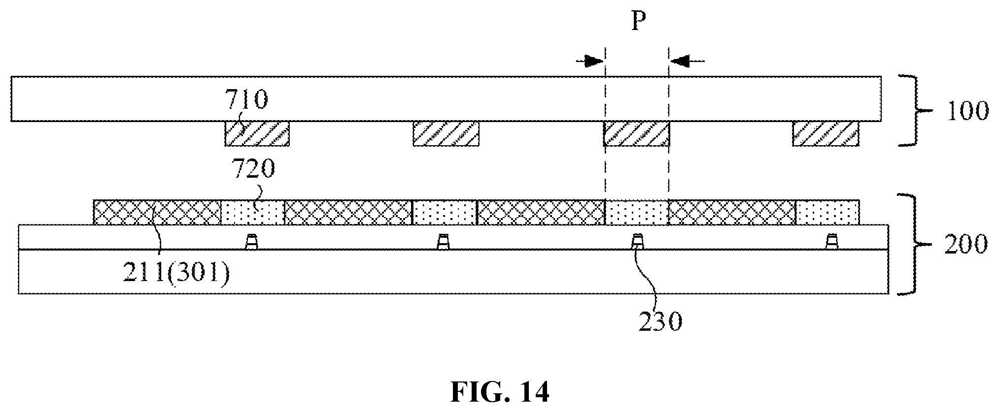 Patent US11774815 Figure 14 – Display panel and display device