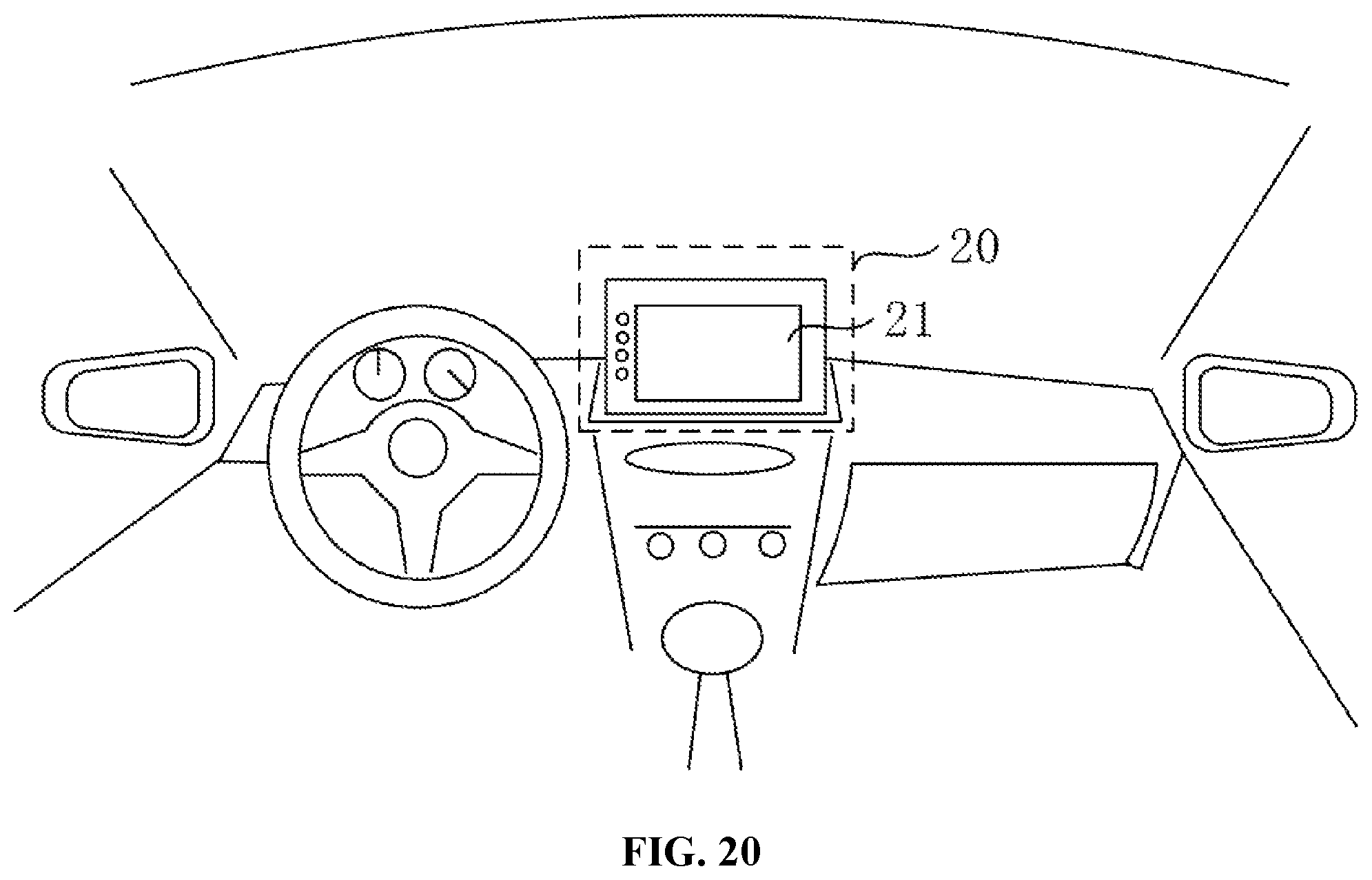 Patent US11774815 Figure 19 – Display panel and display device