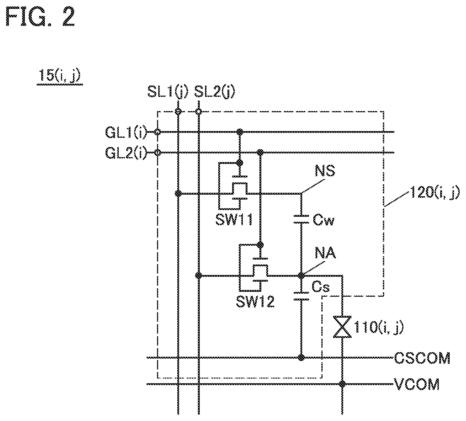 Patent US11774816 Figure 2 – Display device, display module, and electronic device