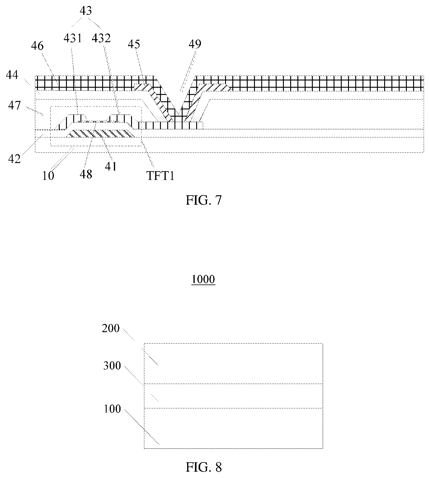Patent US11774818 Figure 5 – Display panel and electronic apparatus