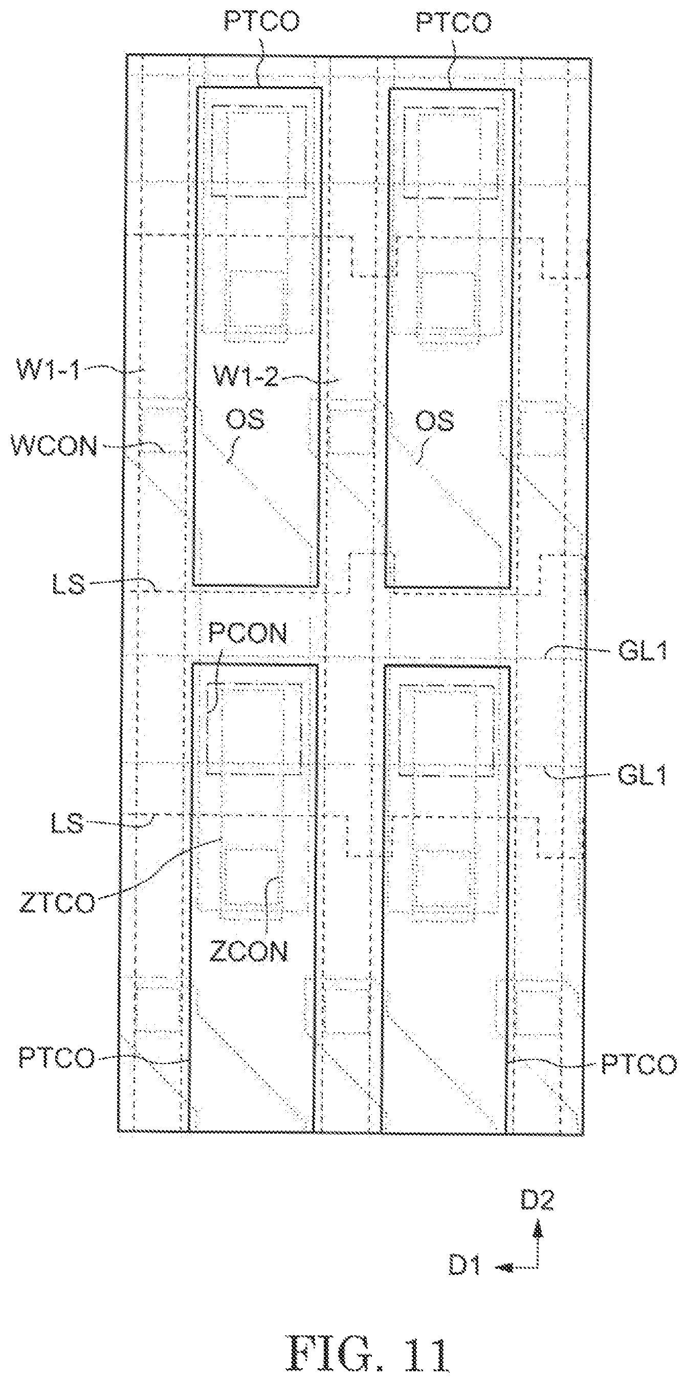 Patent US11774820 Figure 11 – Display device