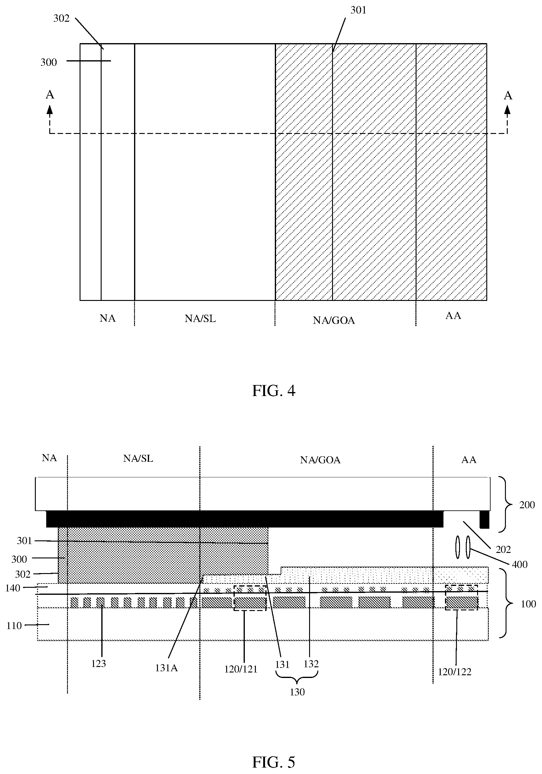 Patent US11774821 Figure 3 – Display panel and manufacturing method thereof