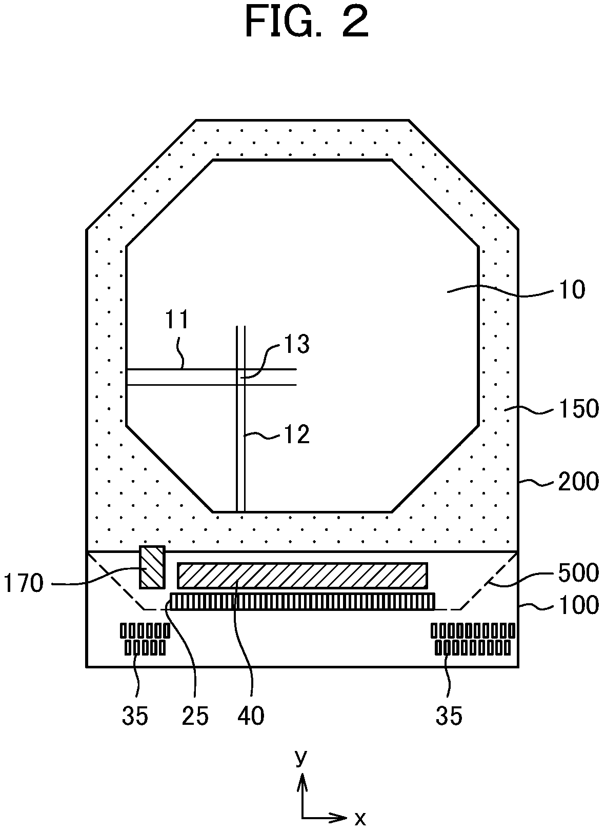 Patent US11774822 Figure 2 – Liquid crystal display device