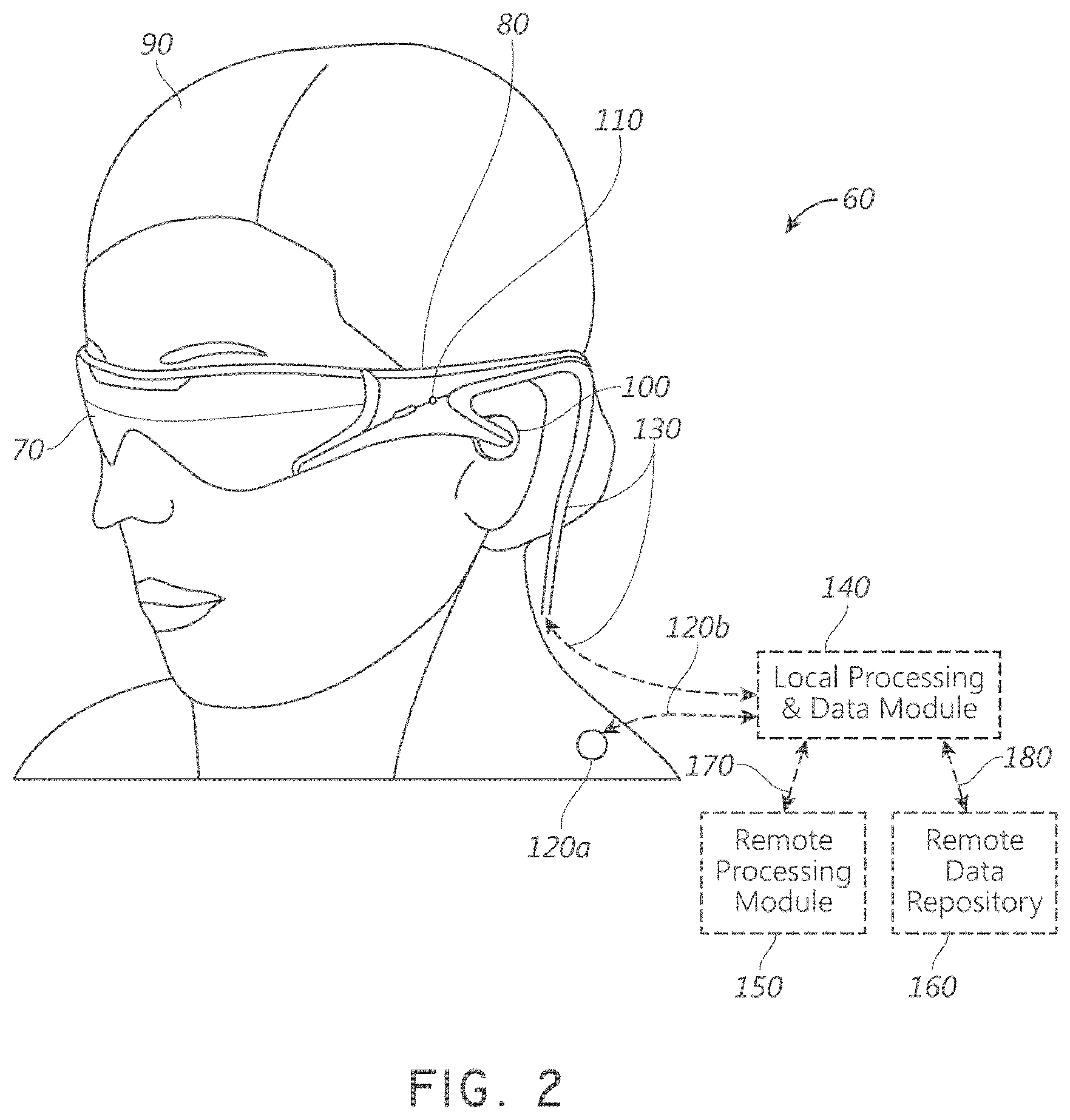 Patent US11774823 Figure 2 – Display system with variable power reflector