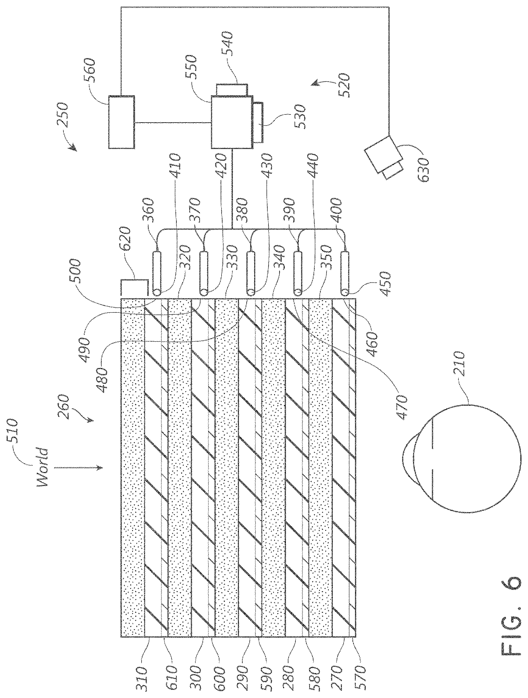 Patent US11774823 Figure 5 – Display system with variable power reflector