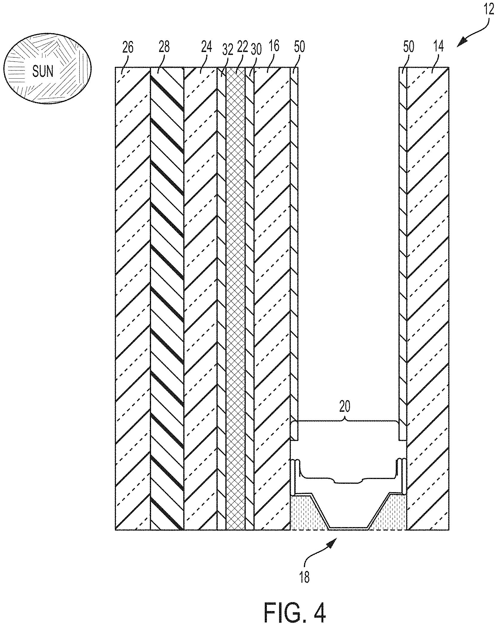 Patent US11774825 Figure 4 – High performance privacy glazing structures