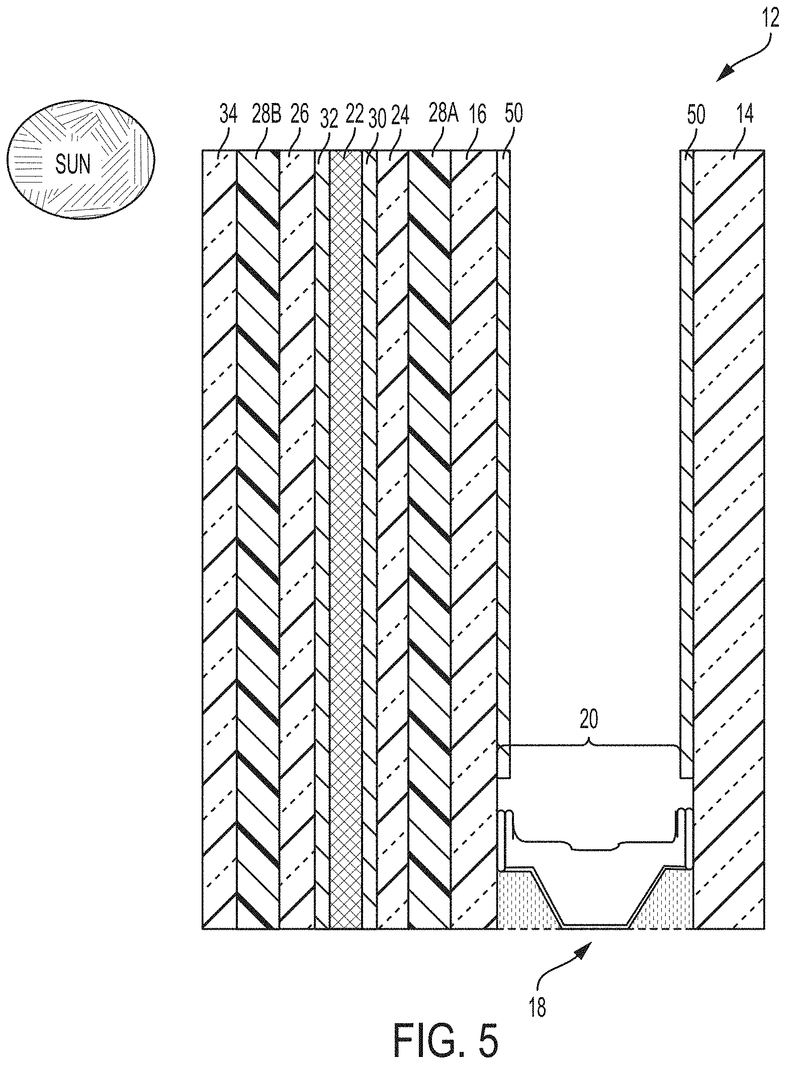 Patent US11774825 Figure 5 – High performance privacy glazing structures