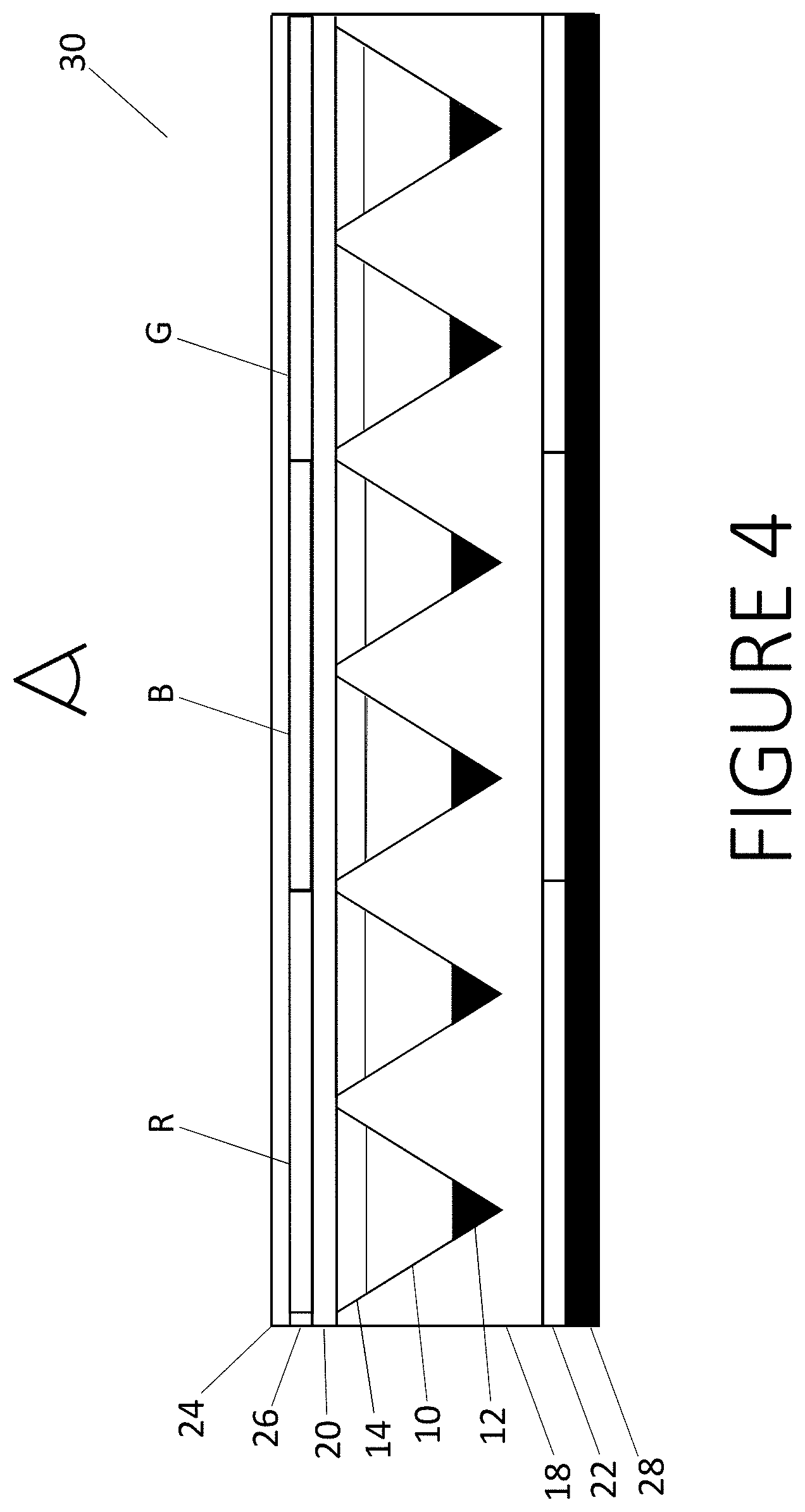 Patent US11774827 Figure 4 – Reflective microcells for electrophoretic displays and methods of making the same