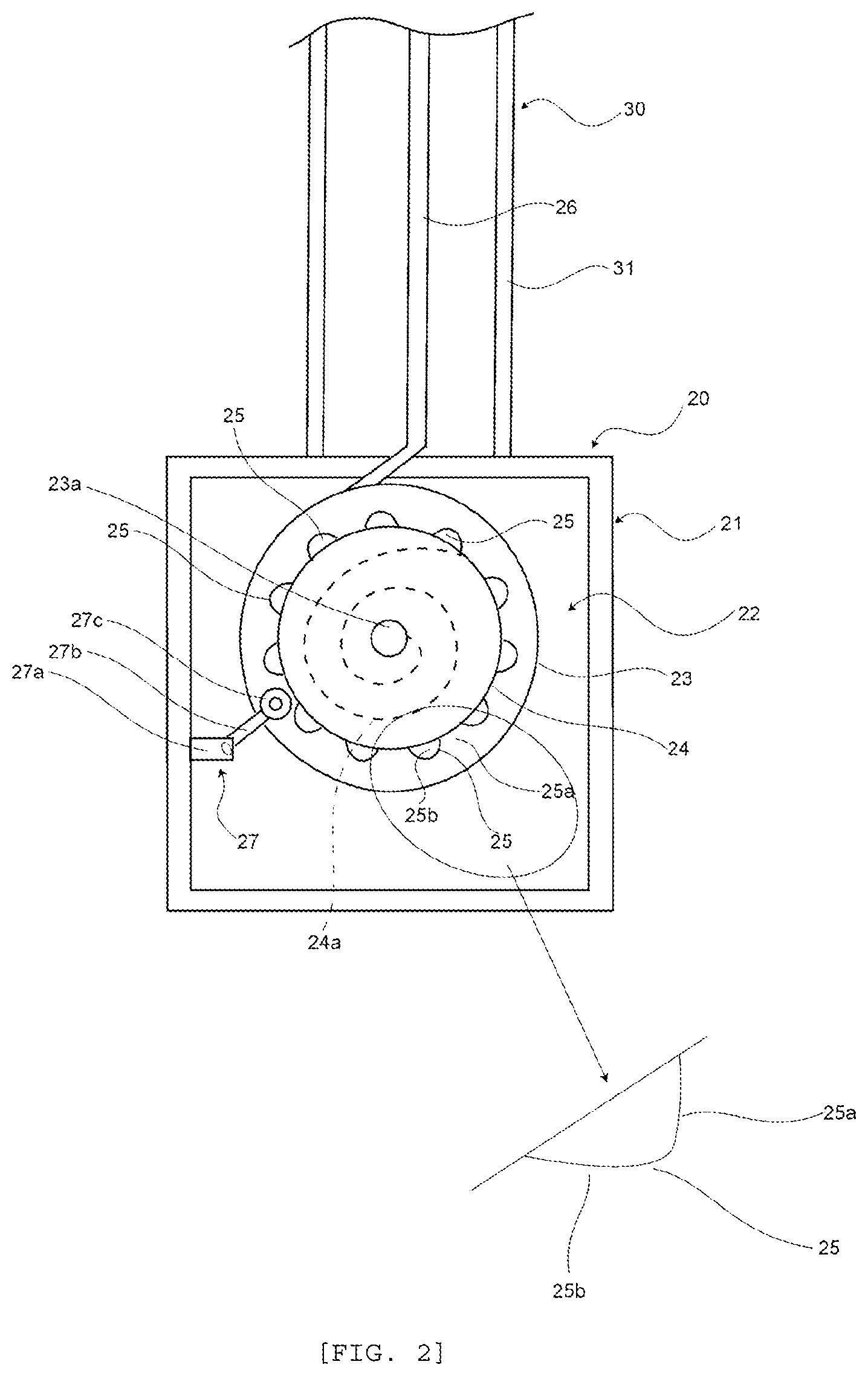 Patent US11774832 Figure 2 – High-place observation device including an extendable rod-shaped body and a detachable rotorcraft