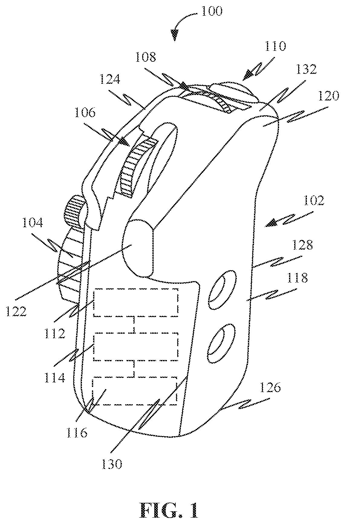 Patent US11774833 — Methods, systems, apparatuses, and devices for facilitating controlling operation of a content capturing device — Figure 1