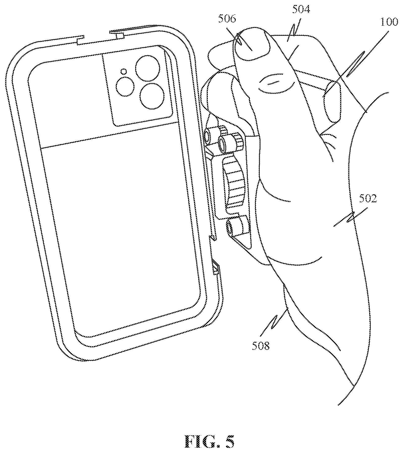 Patent US11774833 Figure 5 – Methods, systems, apparatuses, and devices for facilitating controlling operation of a content capturing device