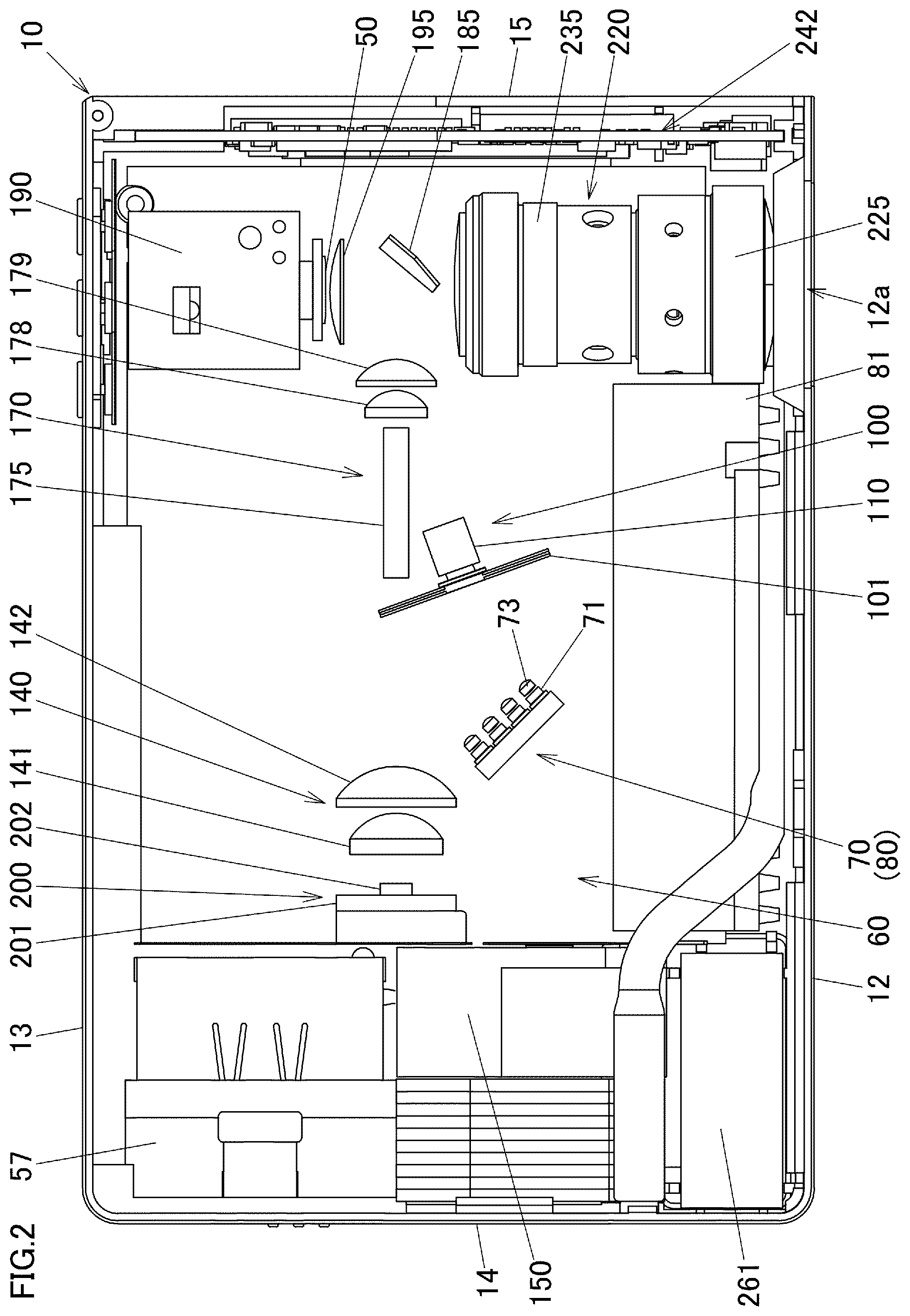 Patent US11774839 Figure 2 – Light source apparatus and projector