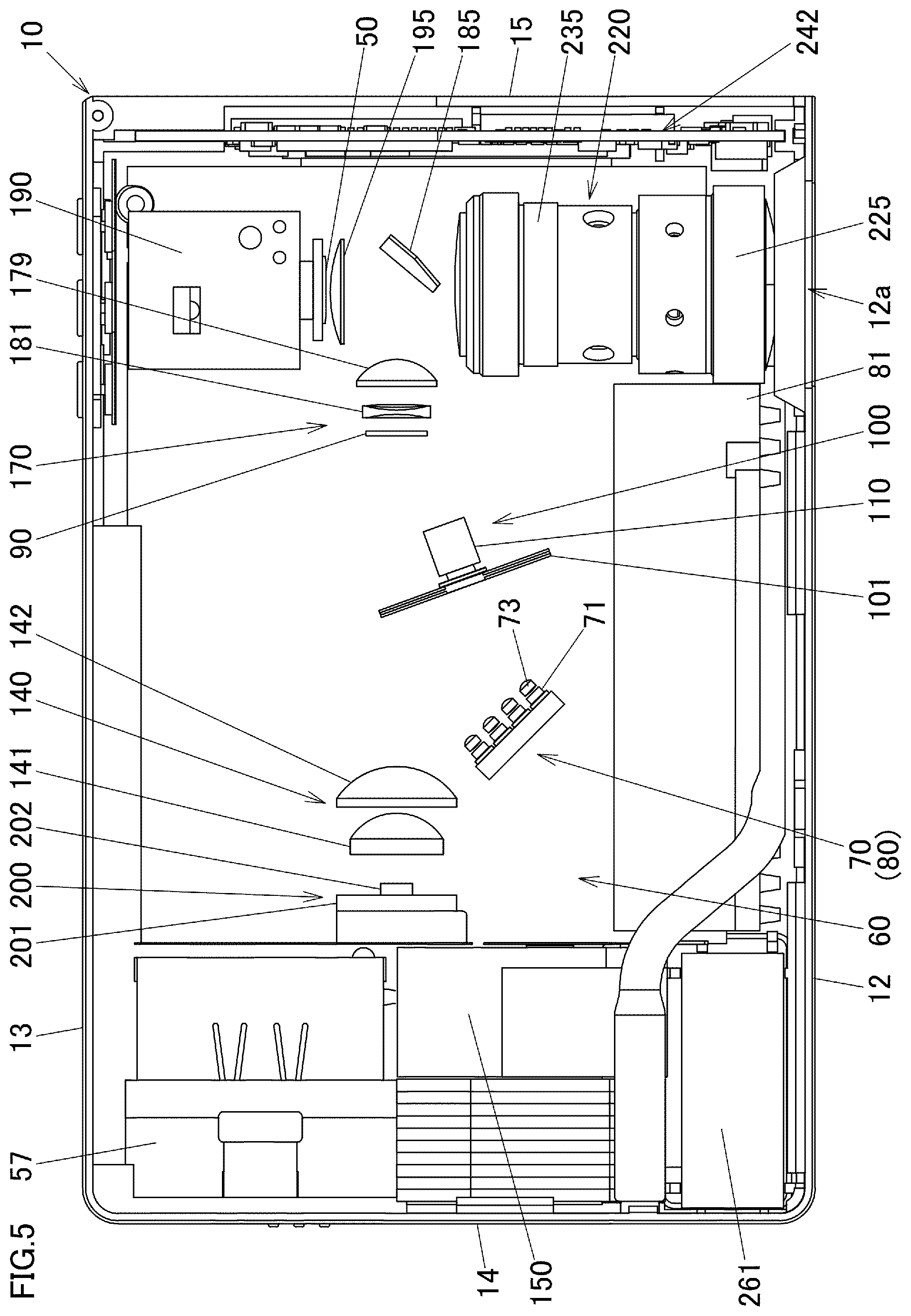 Patent US11774839 Figure 5 – Light source apparatus and projector