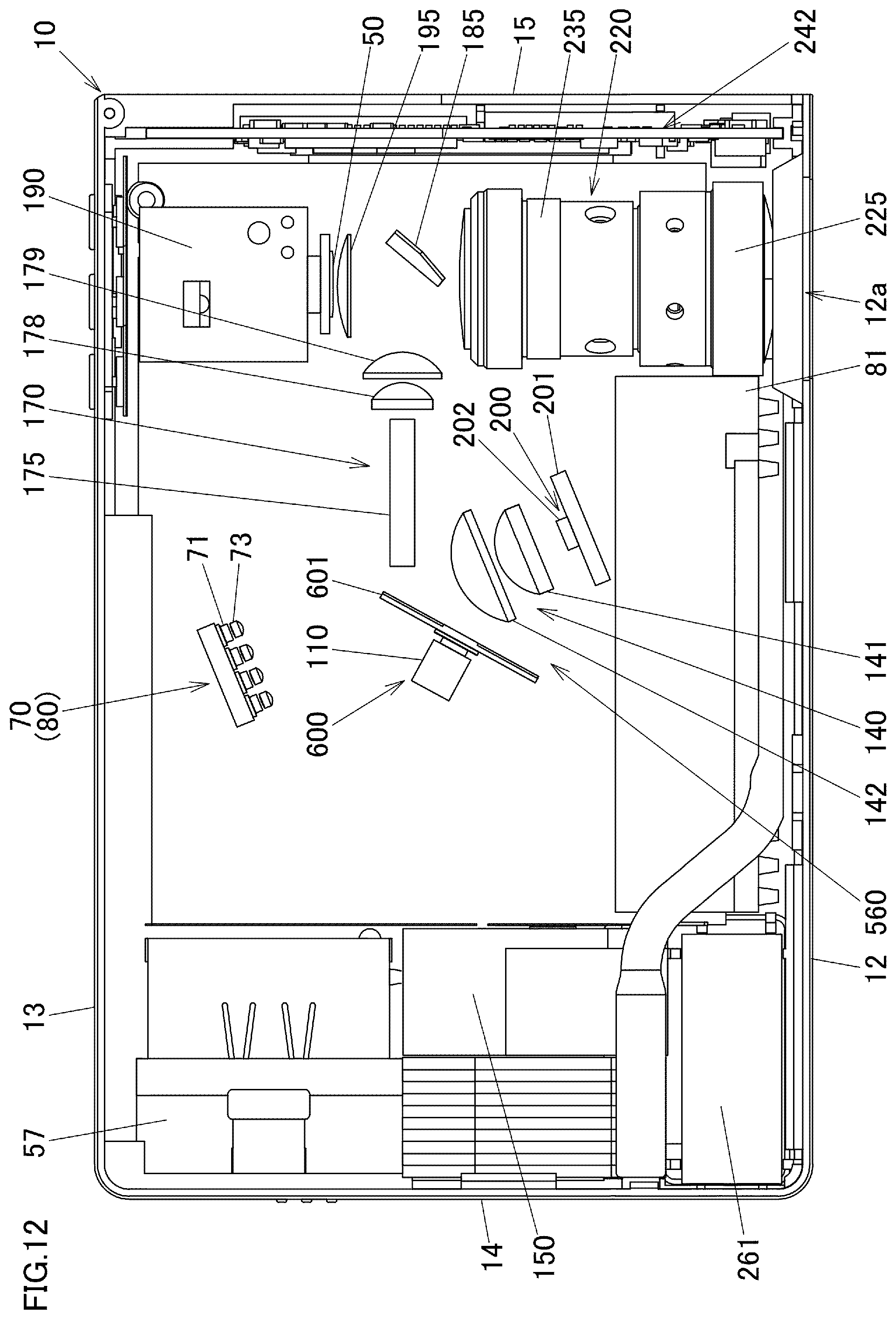 Patent US11774839 Figure 12 – Light source apparatus and projector