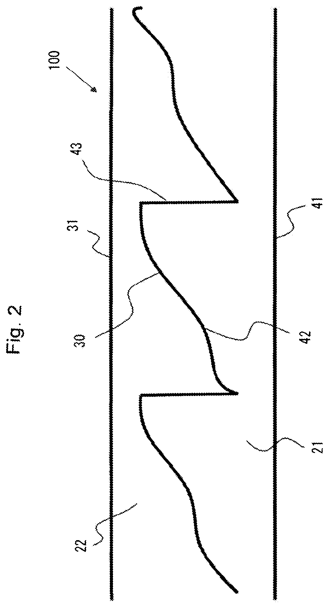 Patent US11774841 Figure 2 – Image projection structure, method for manufacturing same, and image display system