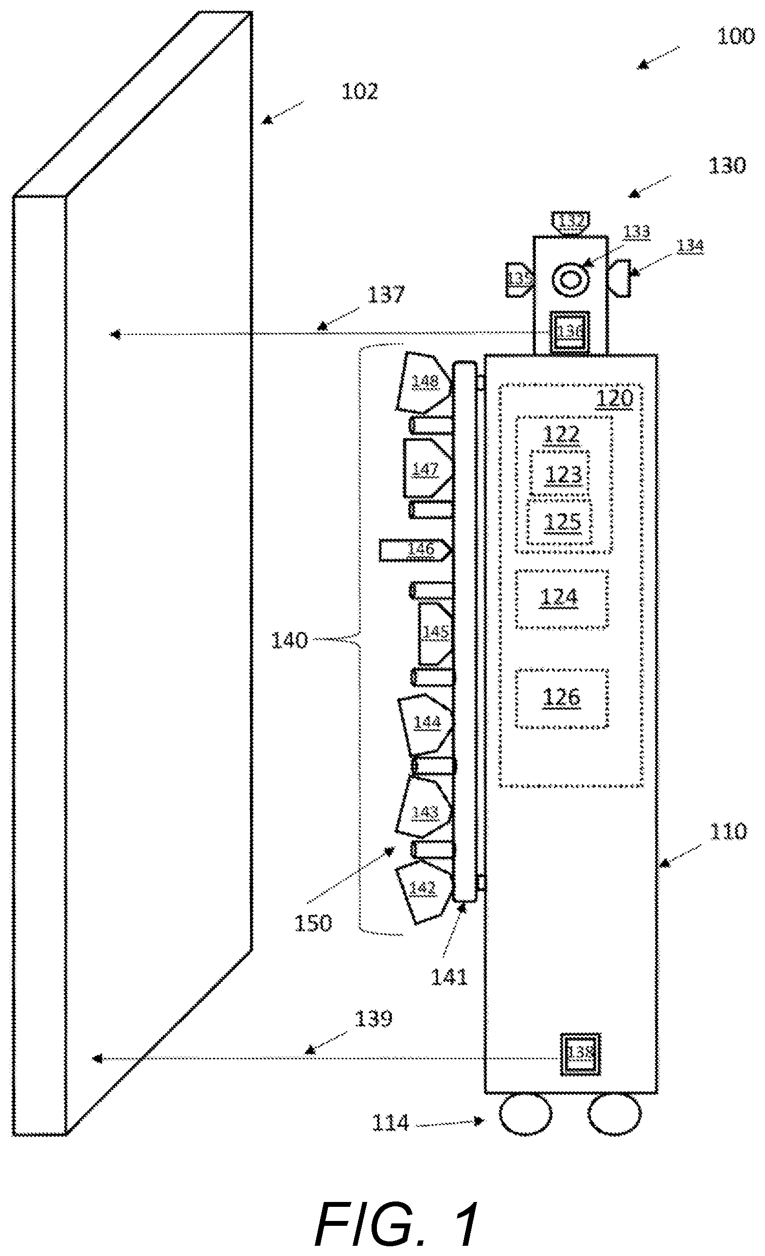 Patent US11774842 Figure 1 – Systems and methods for image capture and shelf content detection