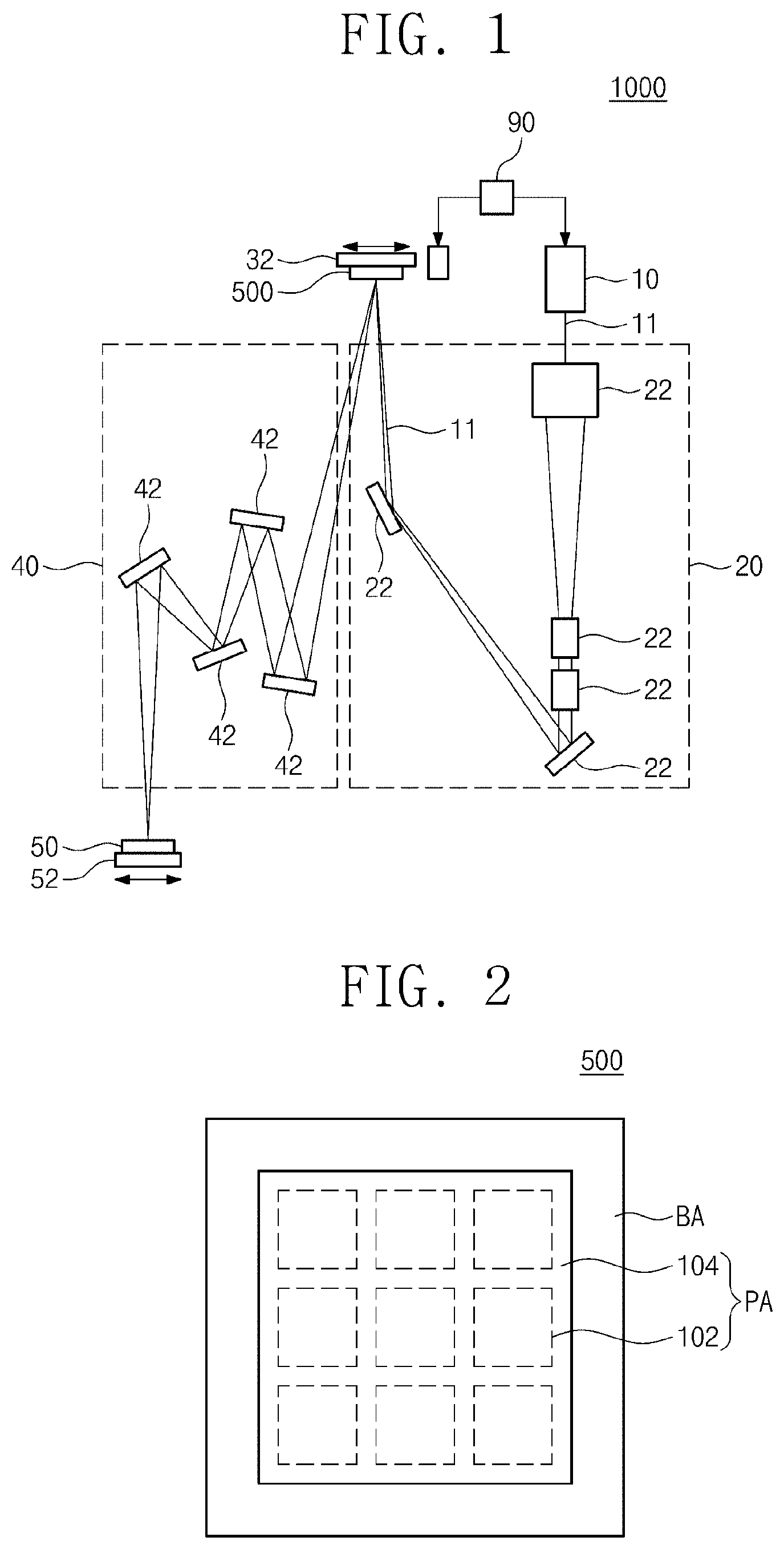 Patent US11774846 — Phase shift masks for extreme ultraviolet lithography — Figure 1