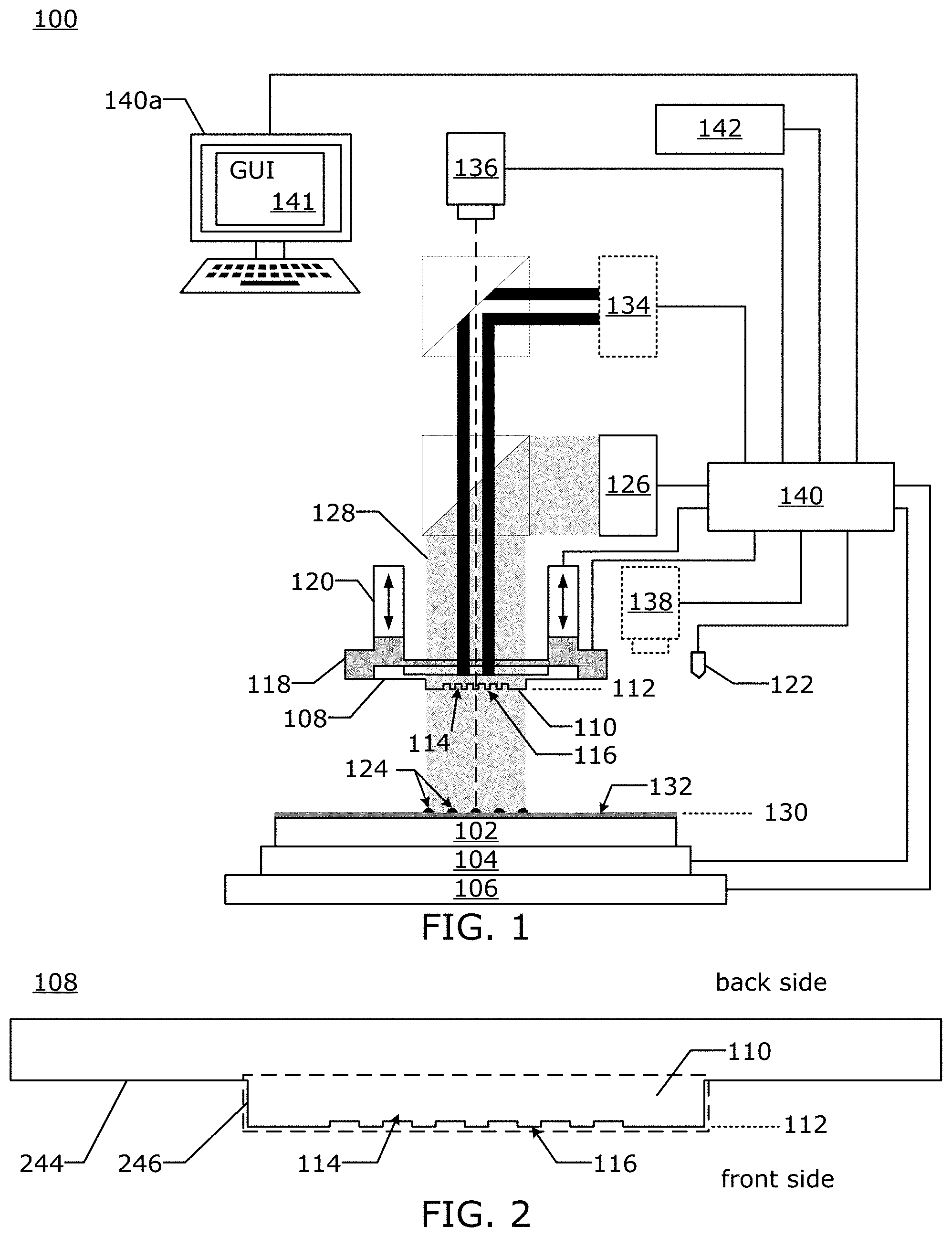Patent US11774849 Figure 1 – Method and system for adjusting edge positions of a drop pattern