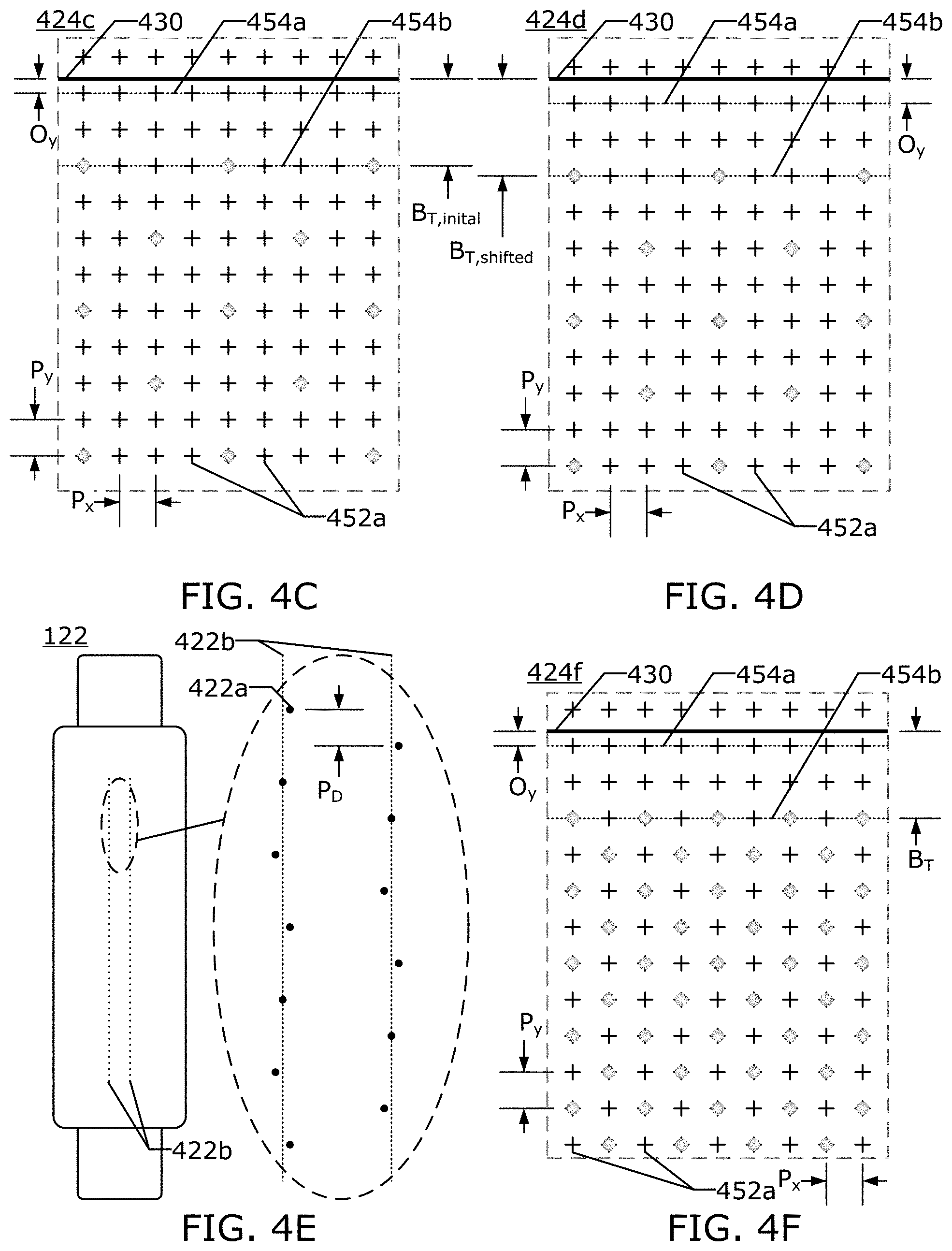 Patent US11774849 Figure 4 – Method and system for adjusting edge positions of a drop pattern